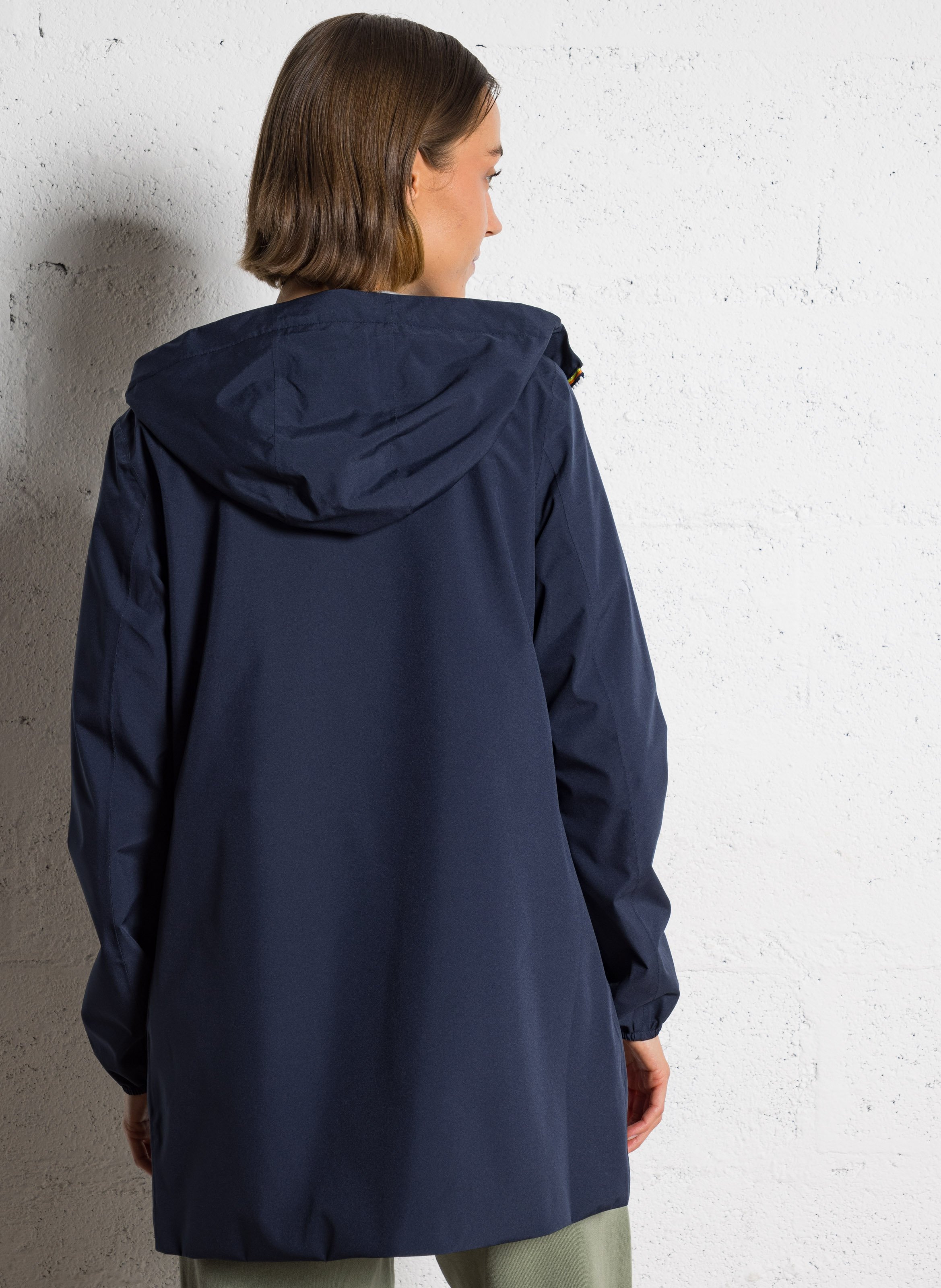 Imperméable col montant K-WAY Bleu