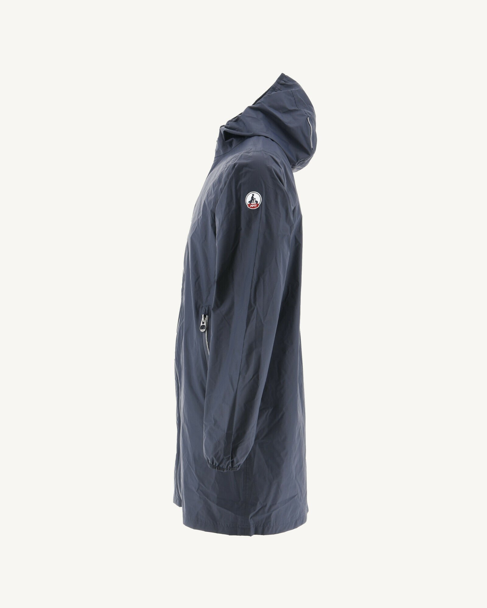 Stockholm packable hooded jacket JOTT Blue