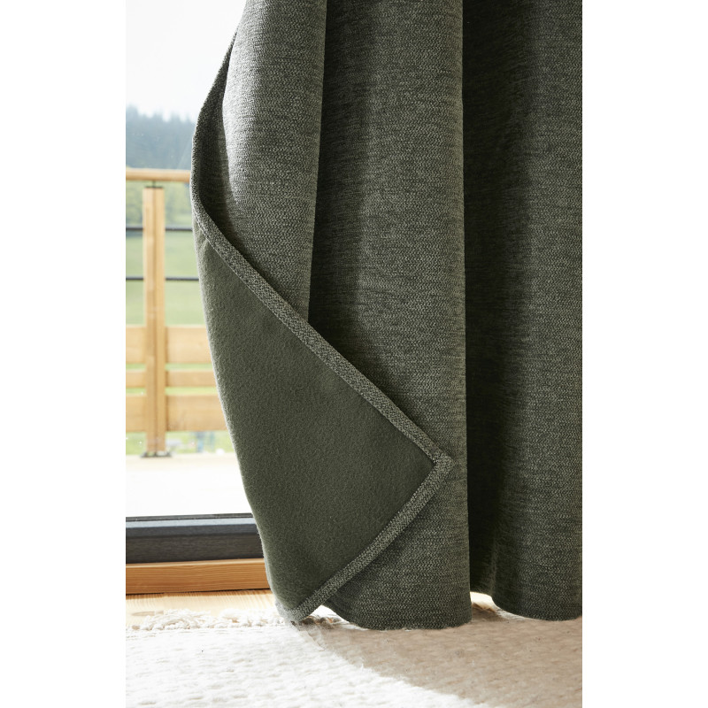 Blackout and Thermal Curtains L'EFFET PAPILLON Green