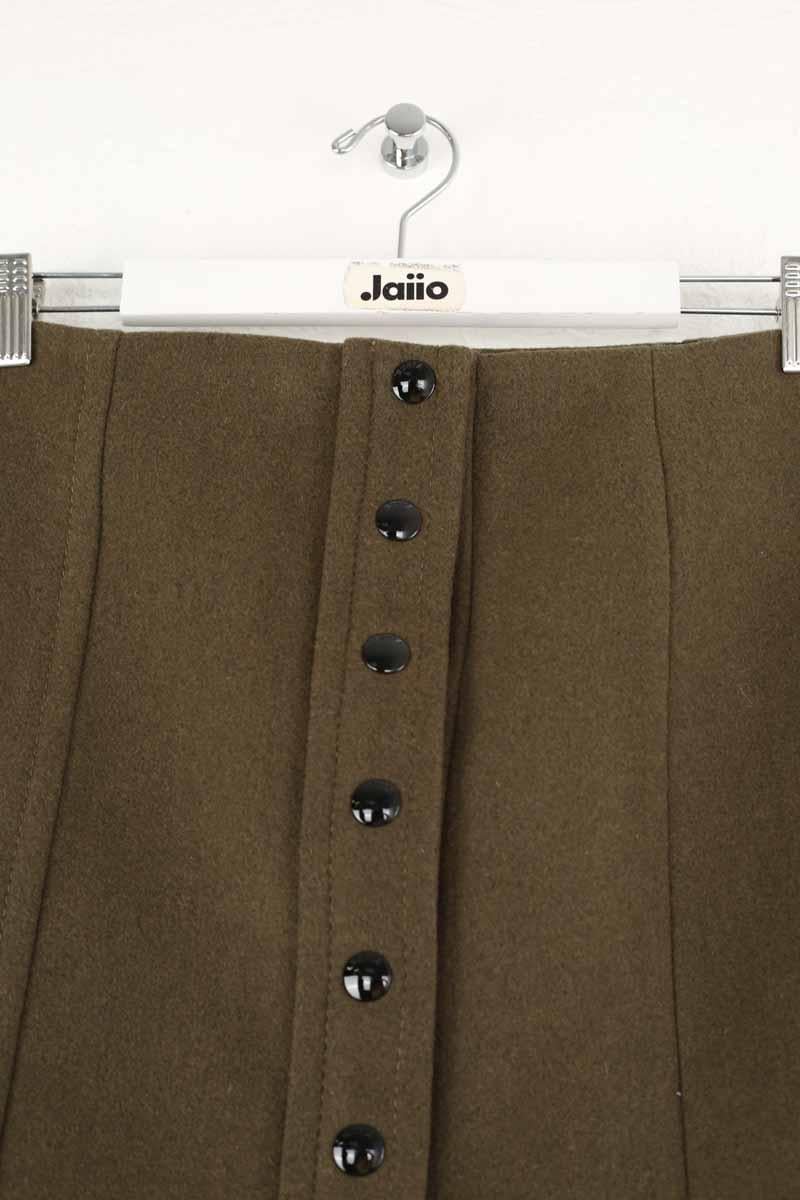 Wool mini skirt SONIA RYKIEL - Seconde Main Khaki