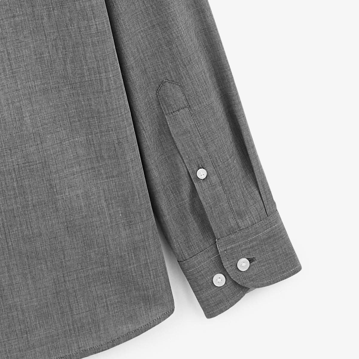 Long-sleeved cotton shirt SERGE BLANCO Grey