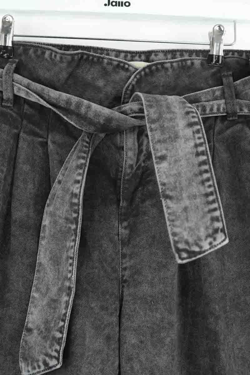 Cropped slim jeans with studs SEZANE - Seconde main Black