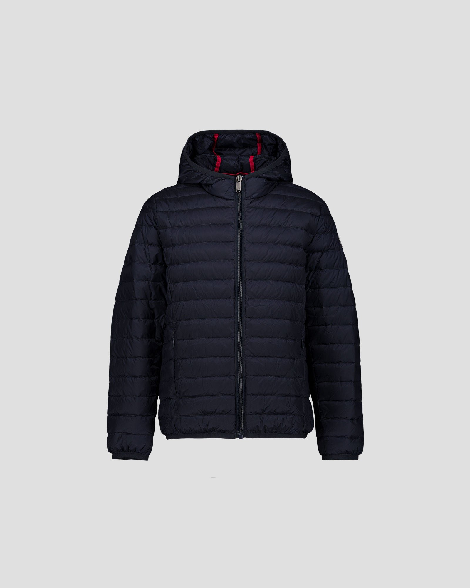 Hugo lightweight hooded child's puffer coat JOTT Blue