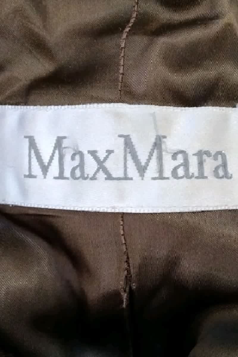 Coat MAX MARA - Seconde Main Brown