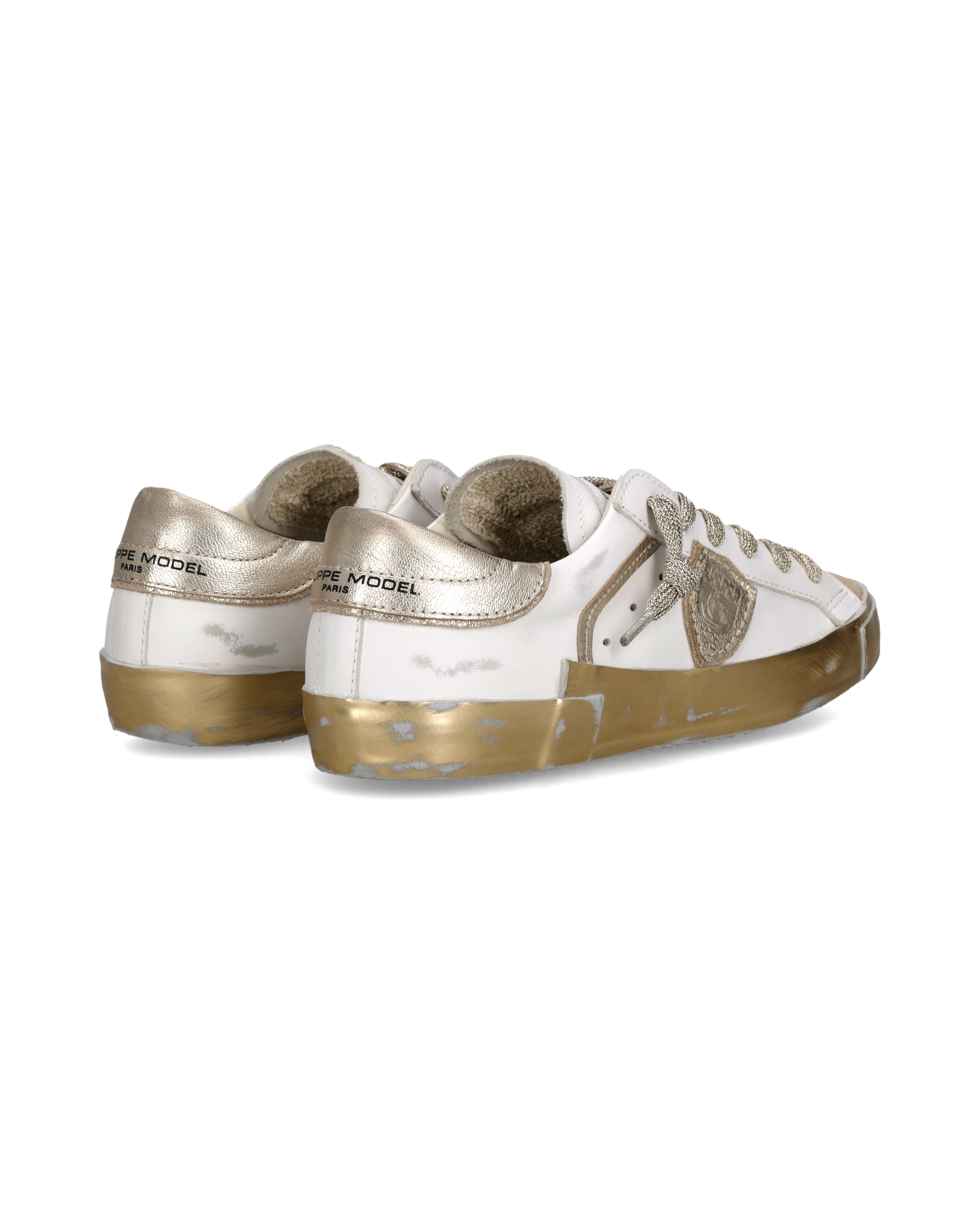 Tennis sneakers. PHILIPPE MODEL Golden