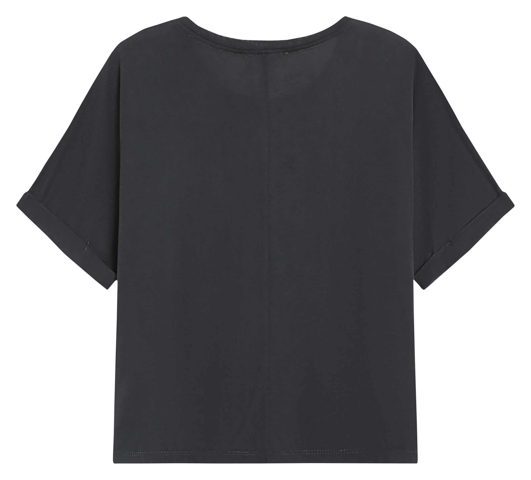 Tee-shirt col rond GRACE ET MILA Noir