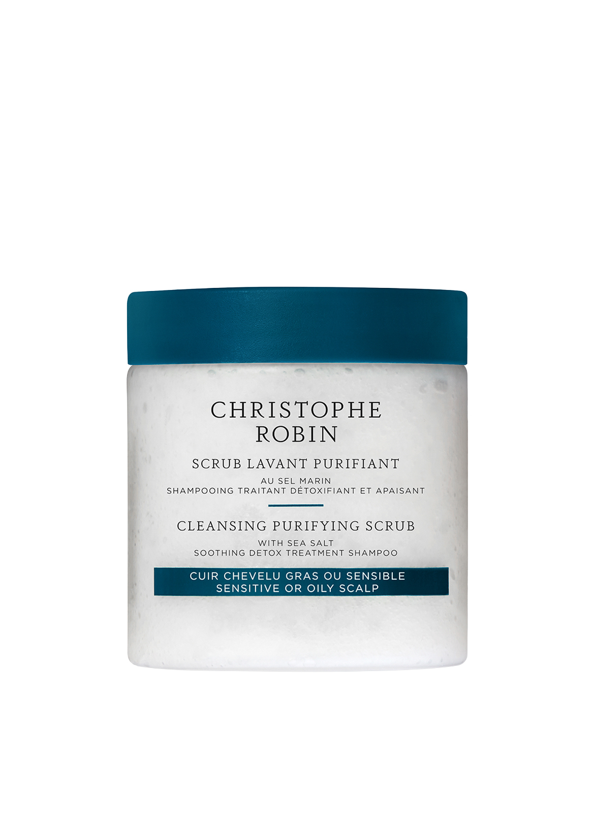 Reinigende scrub met zeezout CHRISTOPHE ROBIN No color