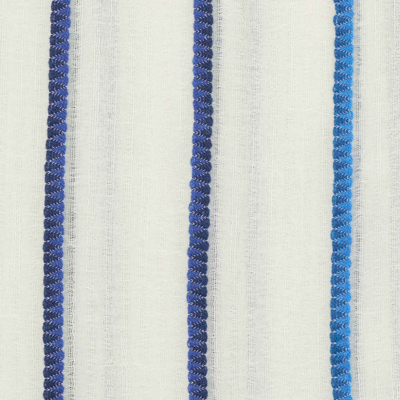 Cotton-blend scarf PABLO Blue