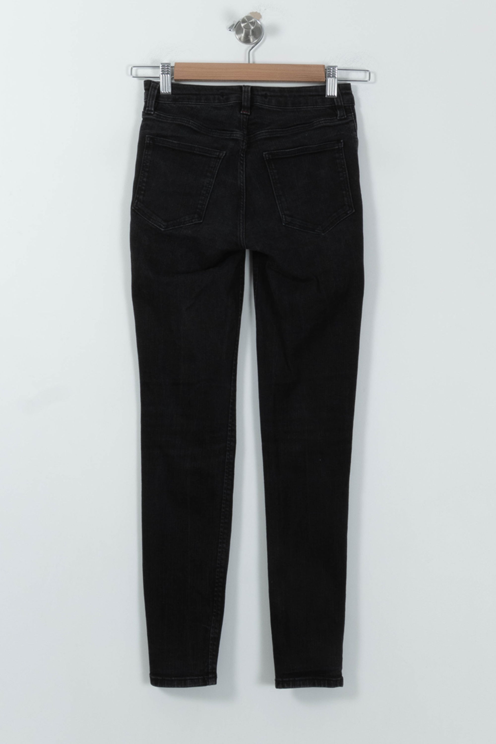 Cropped slim jeans with studs COMPTOIR DES COTONNIERS - Seconde main Grey