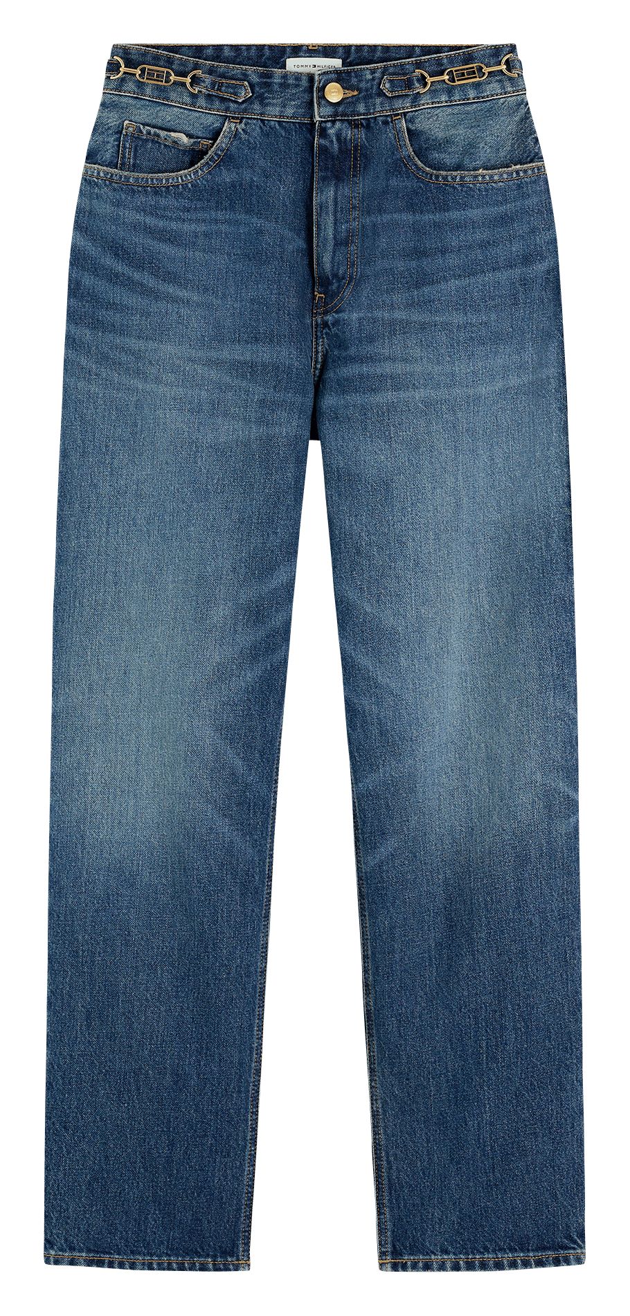 High Waist Straight Cut Jeans TOMMY HILFIGER Blau