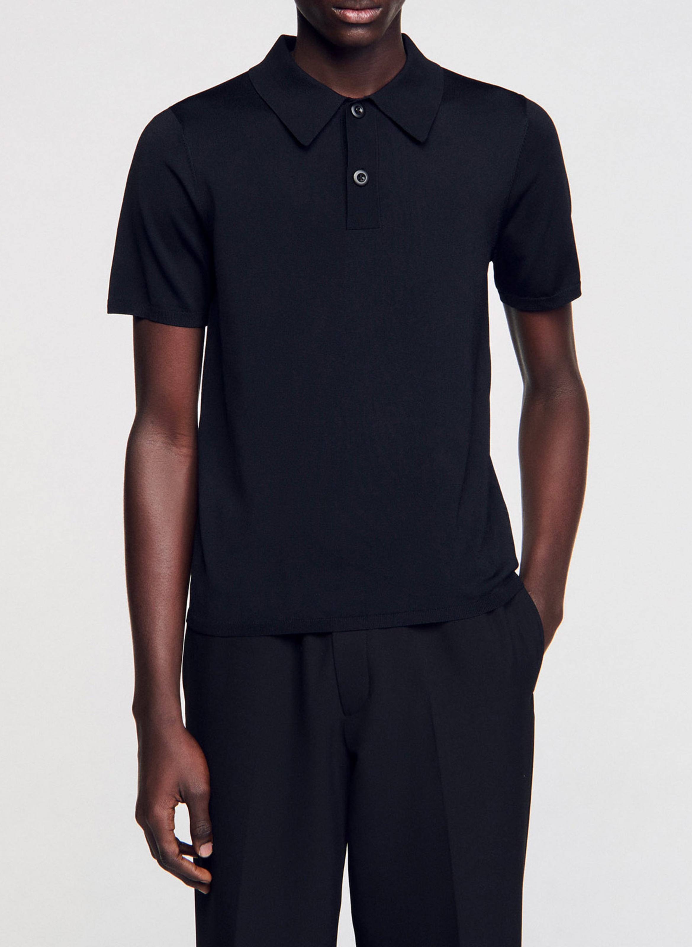 Regular-fit polo SANDRO