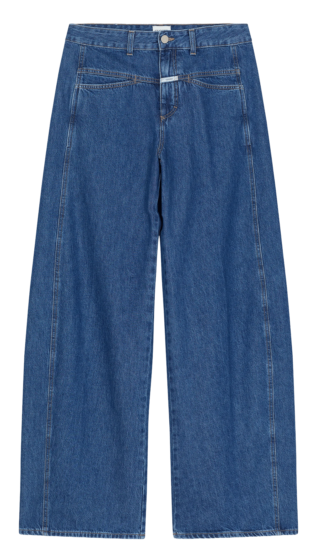 Wide leg jeans in cotton and recycled cotton CLOSED Blue