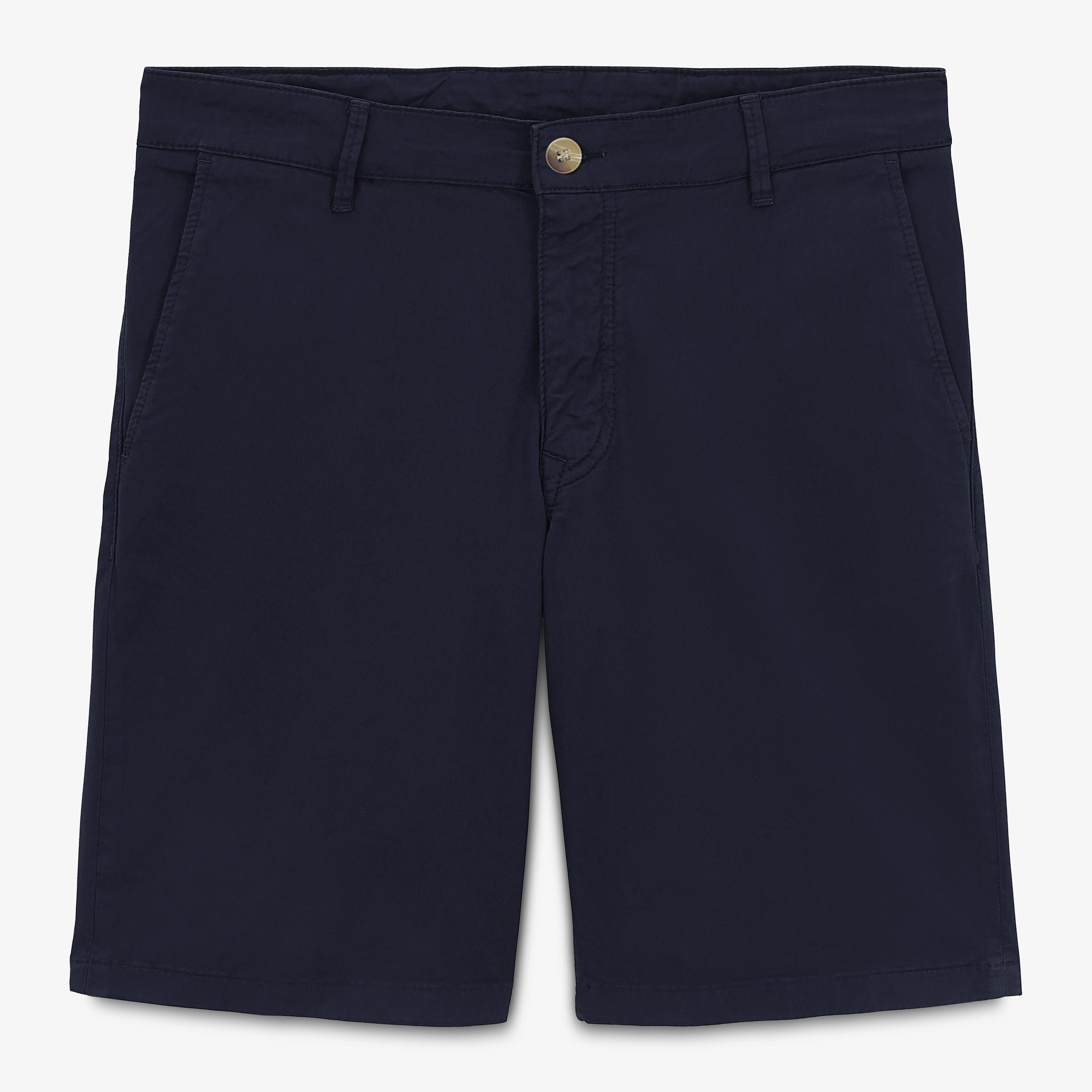 Comfort fit cotton Bermuda shorts SERGE BLANCO Blue