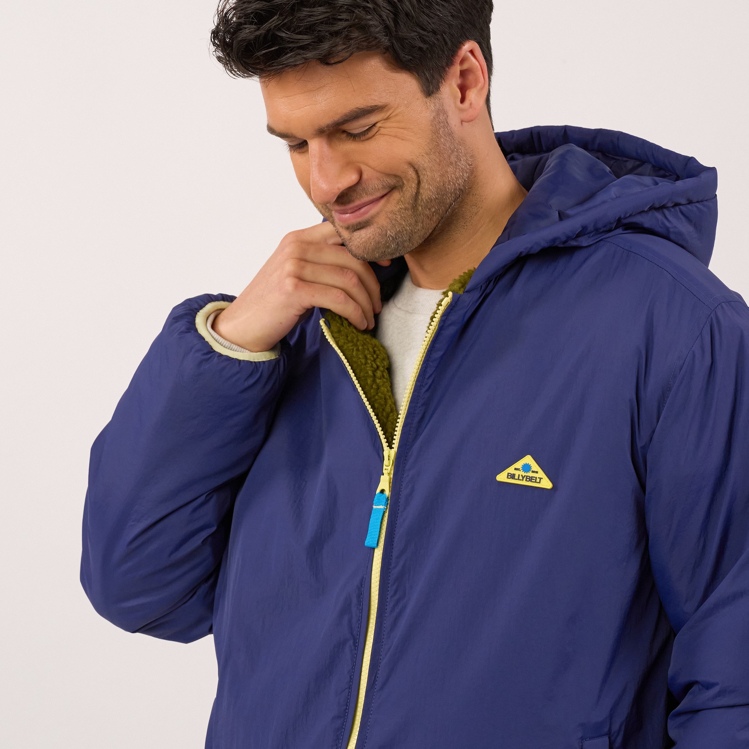 Unisex hooded parka BILLYBELT Blue