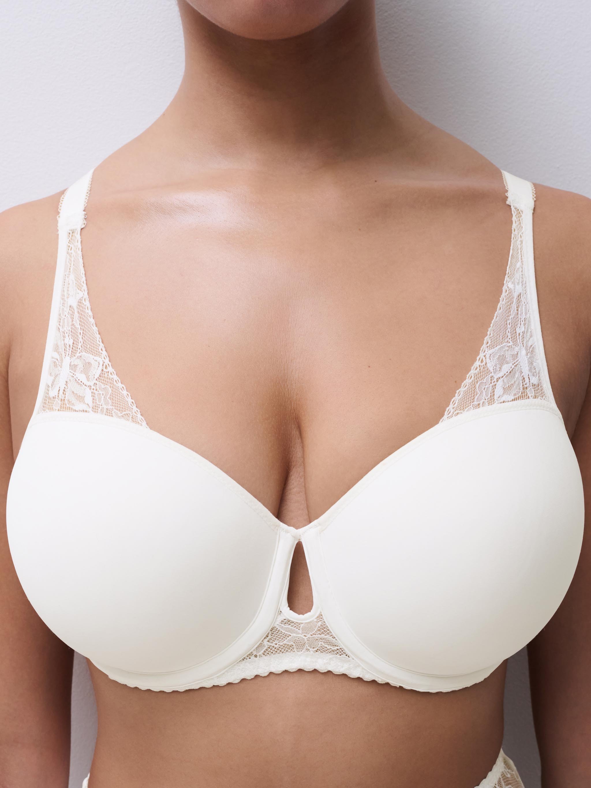 Memory foam half-cup bra | White CHANTELLE PULP Women