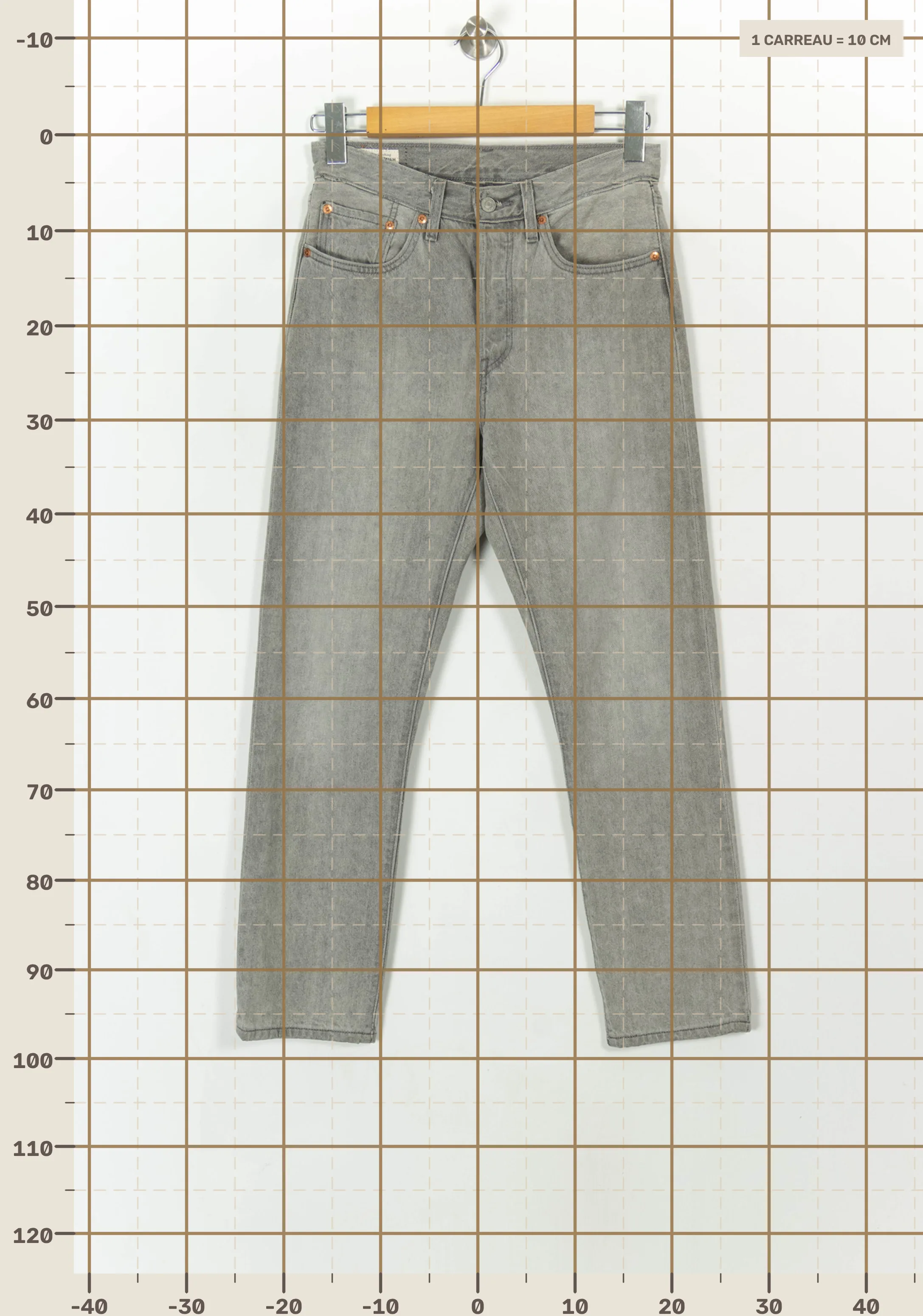 Jeans LEVI'S - Seconde main Grey