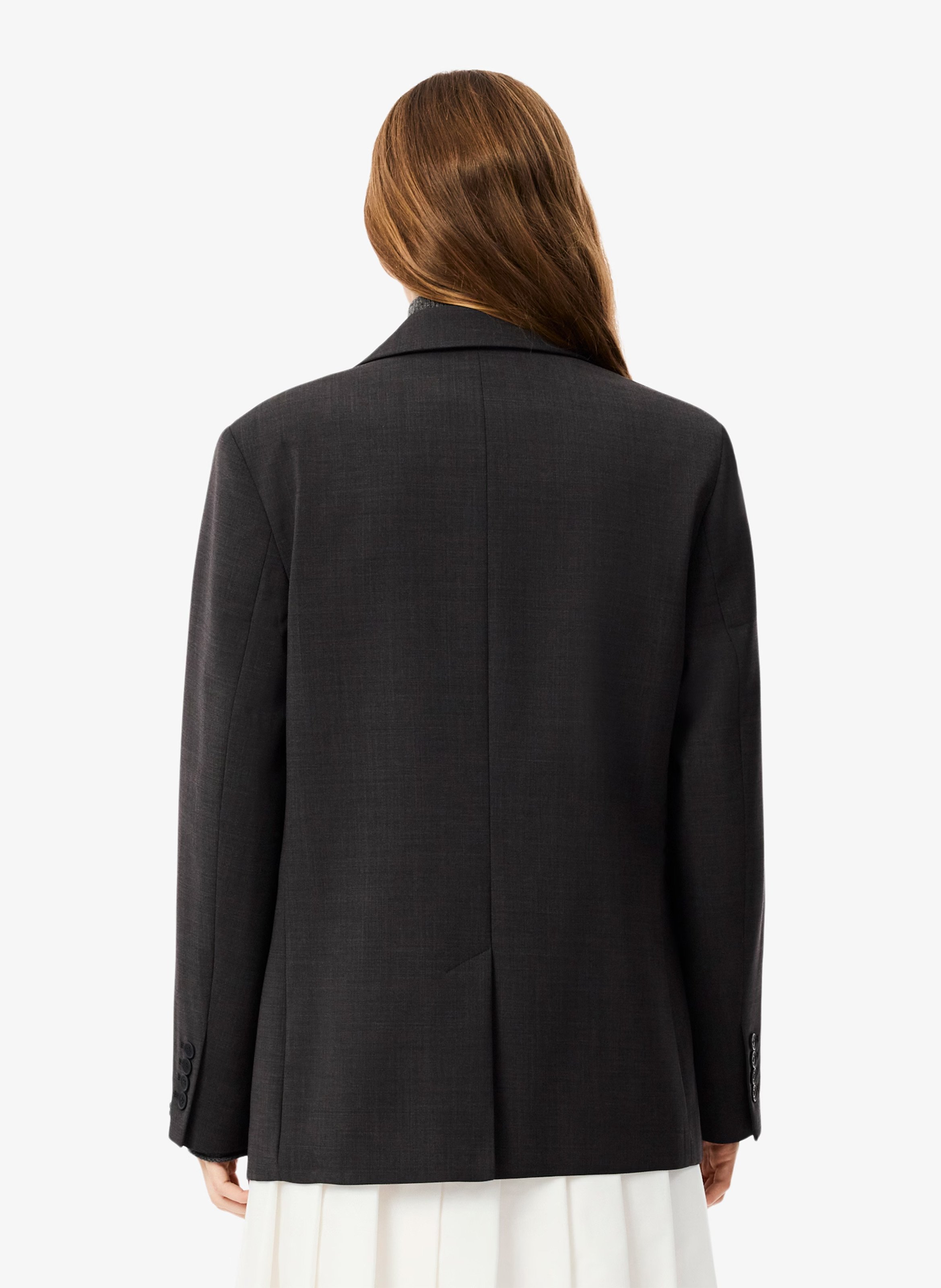 Blazer with tailored collar LACOSTE Brown