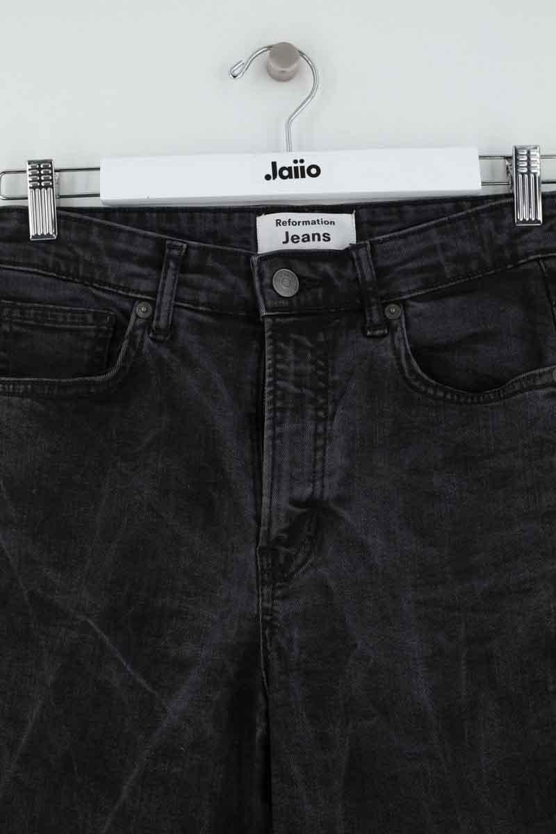 Straight jeans REFORMATION - Seconde Main Black