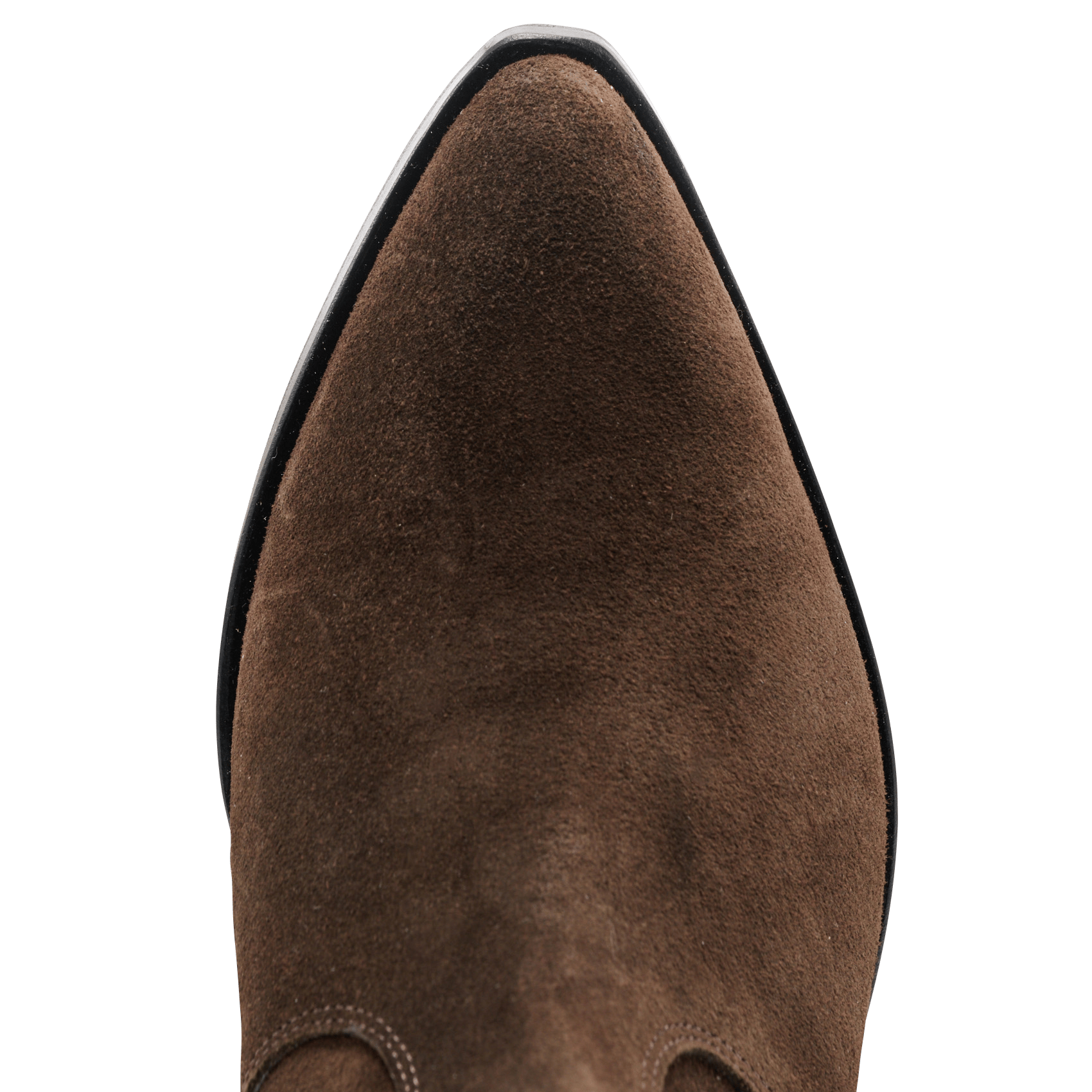 Suede leather western ankle boots ANONYMOUS COPENHAGEN Green