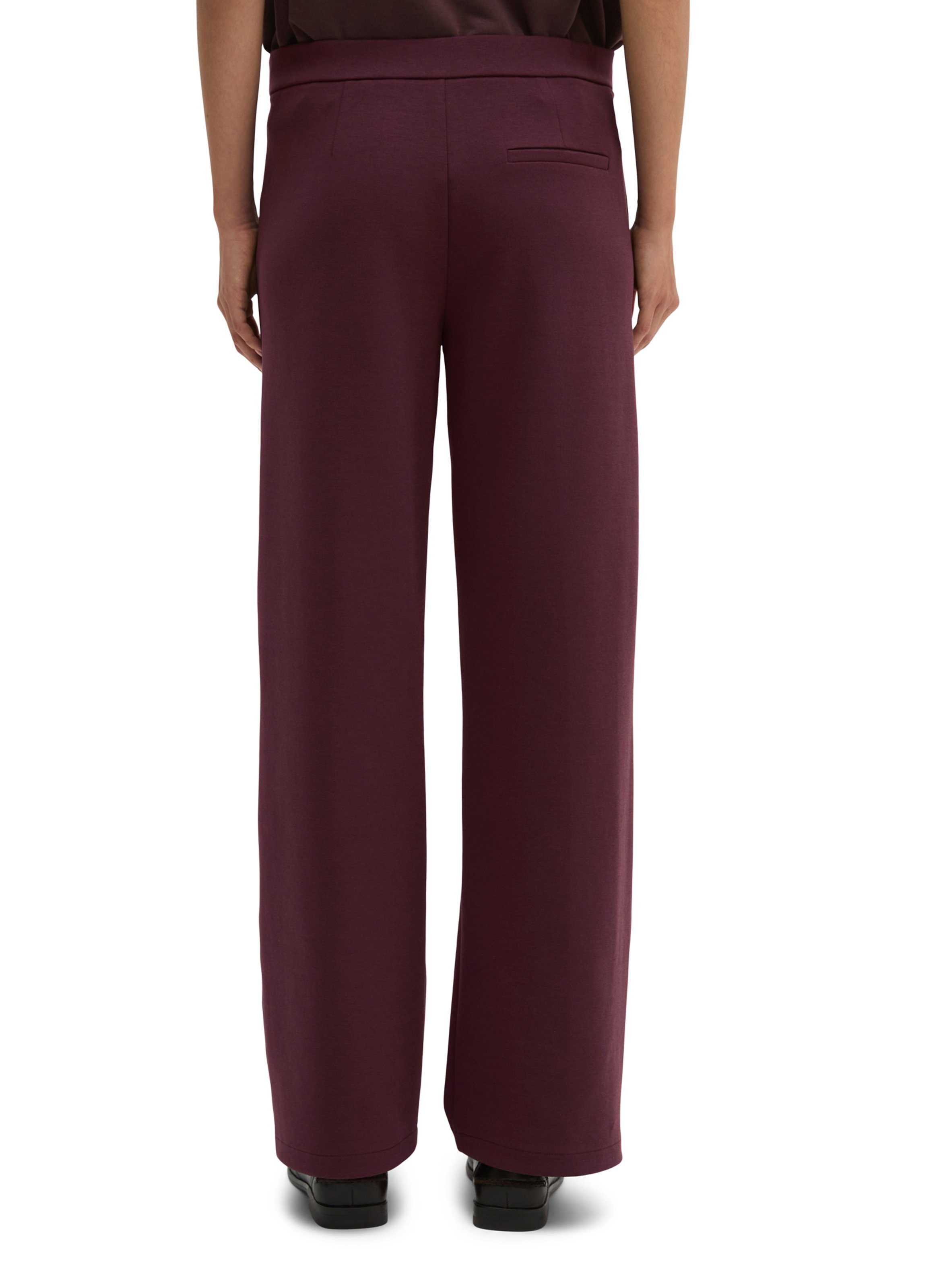 Pantalon droit en coton mélangé MARC O'POLO Rouge