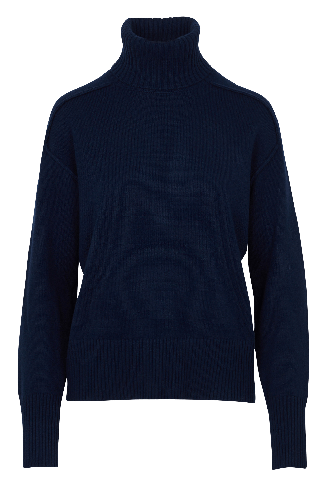 High-neck cashmere sweater HIRCUS Blue