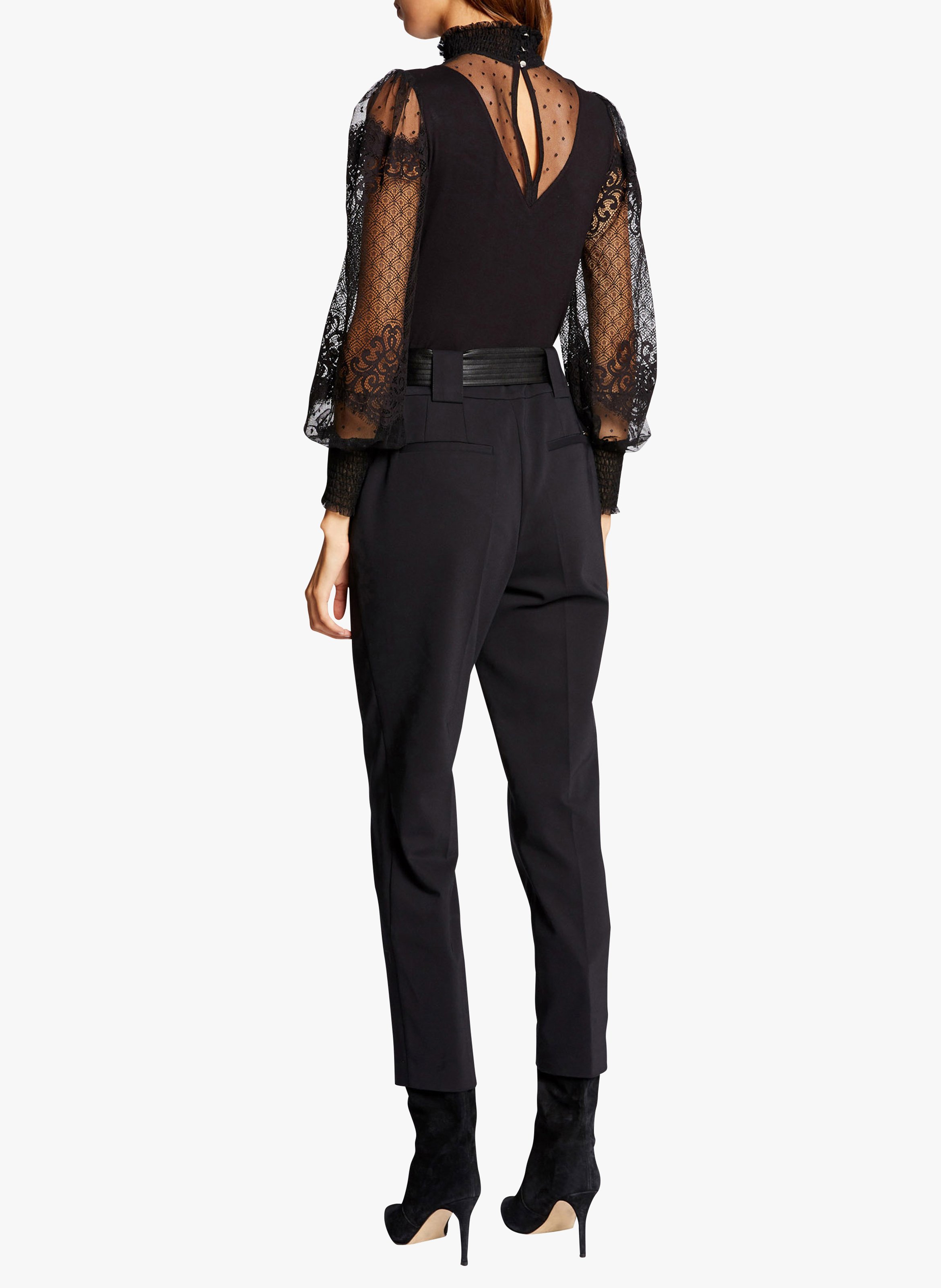 Body col montant bi-matière MORGAN Noir