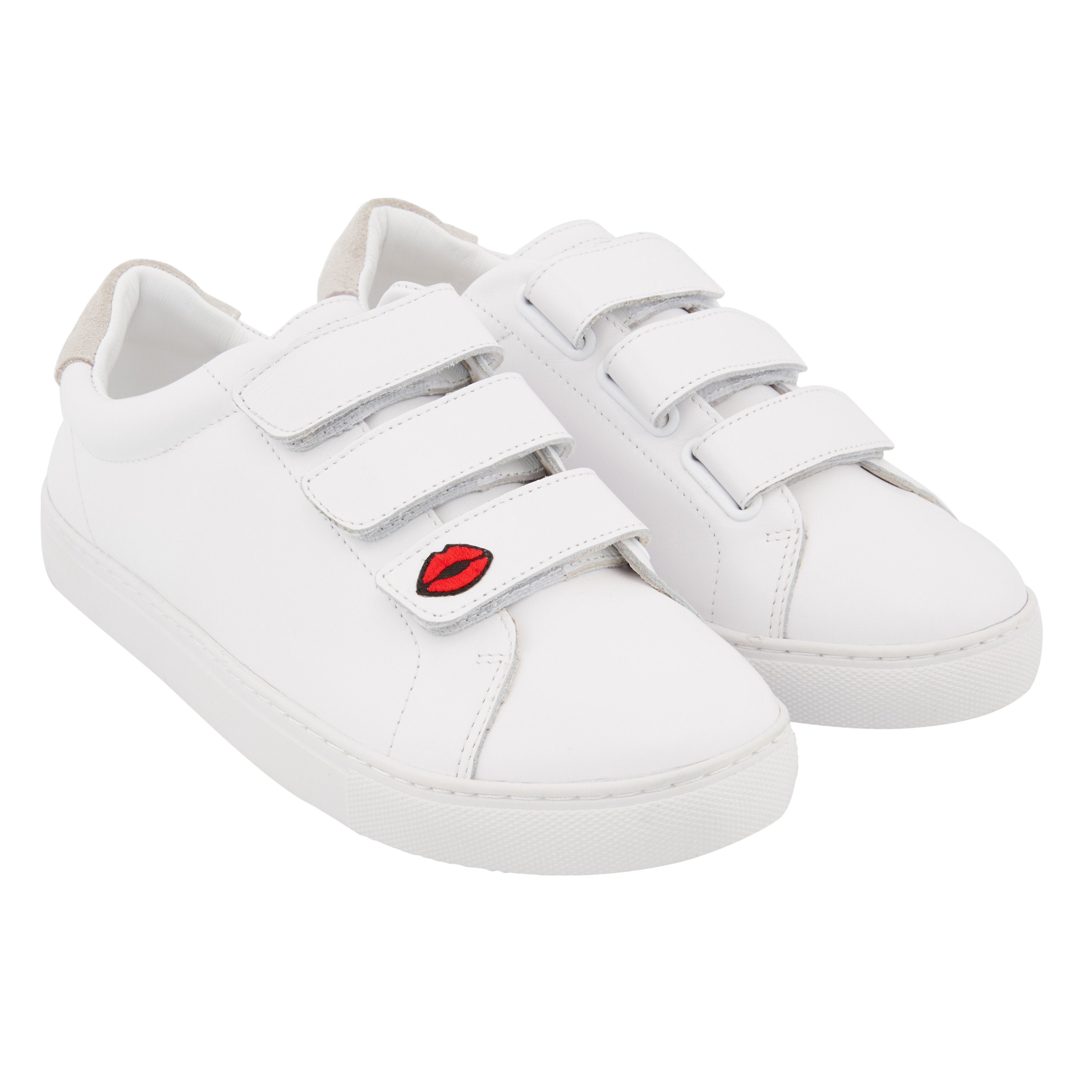 Leather sneakers BONS BAISERS PARIS White