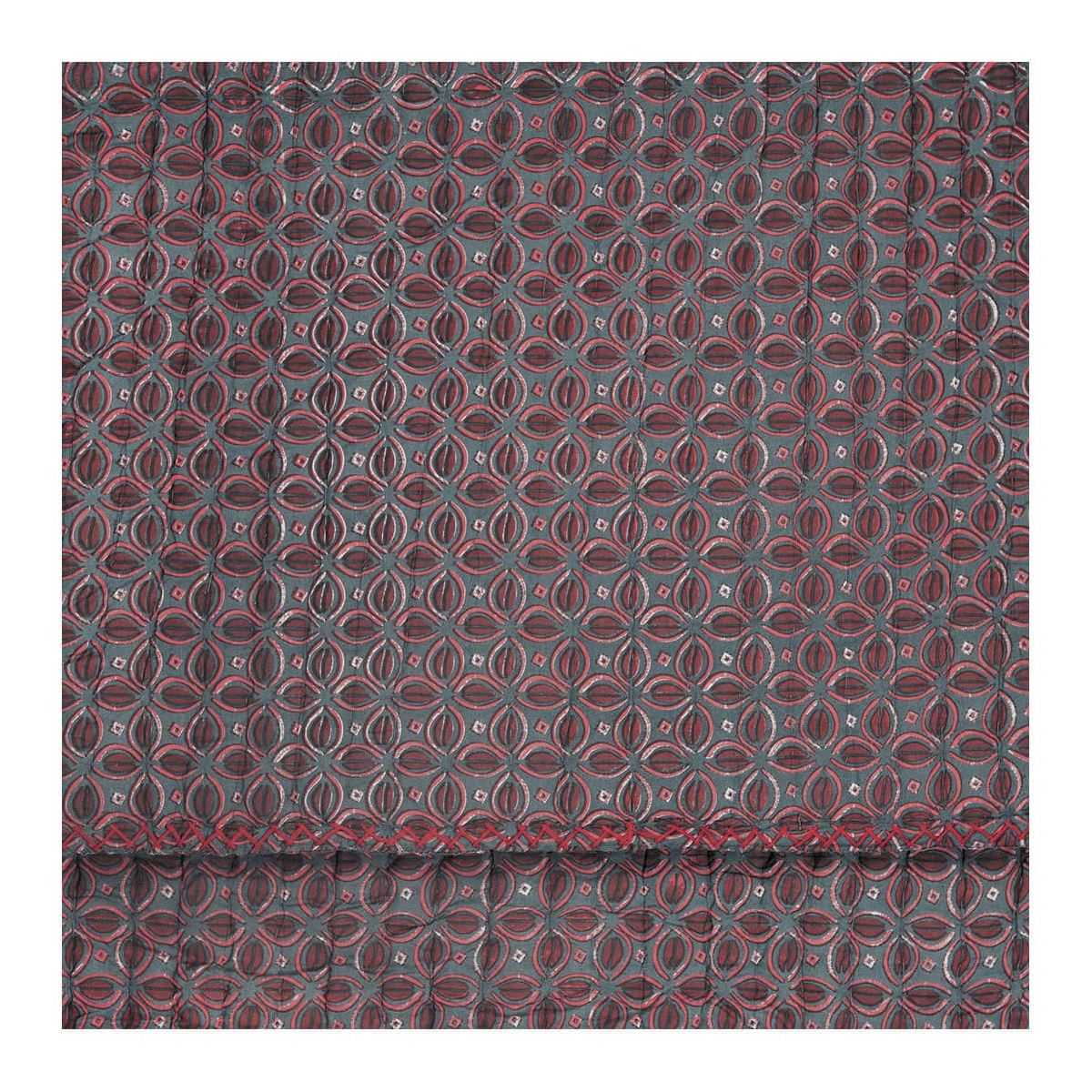 Cotton bedspread BLANC D'IVOIRE Grey