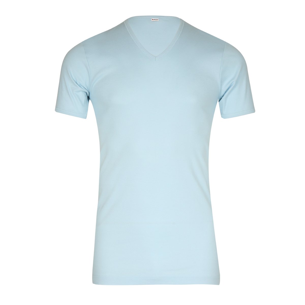 Premium pure cotton V-neck T-shirt Blue