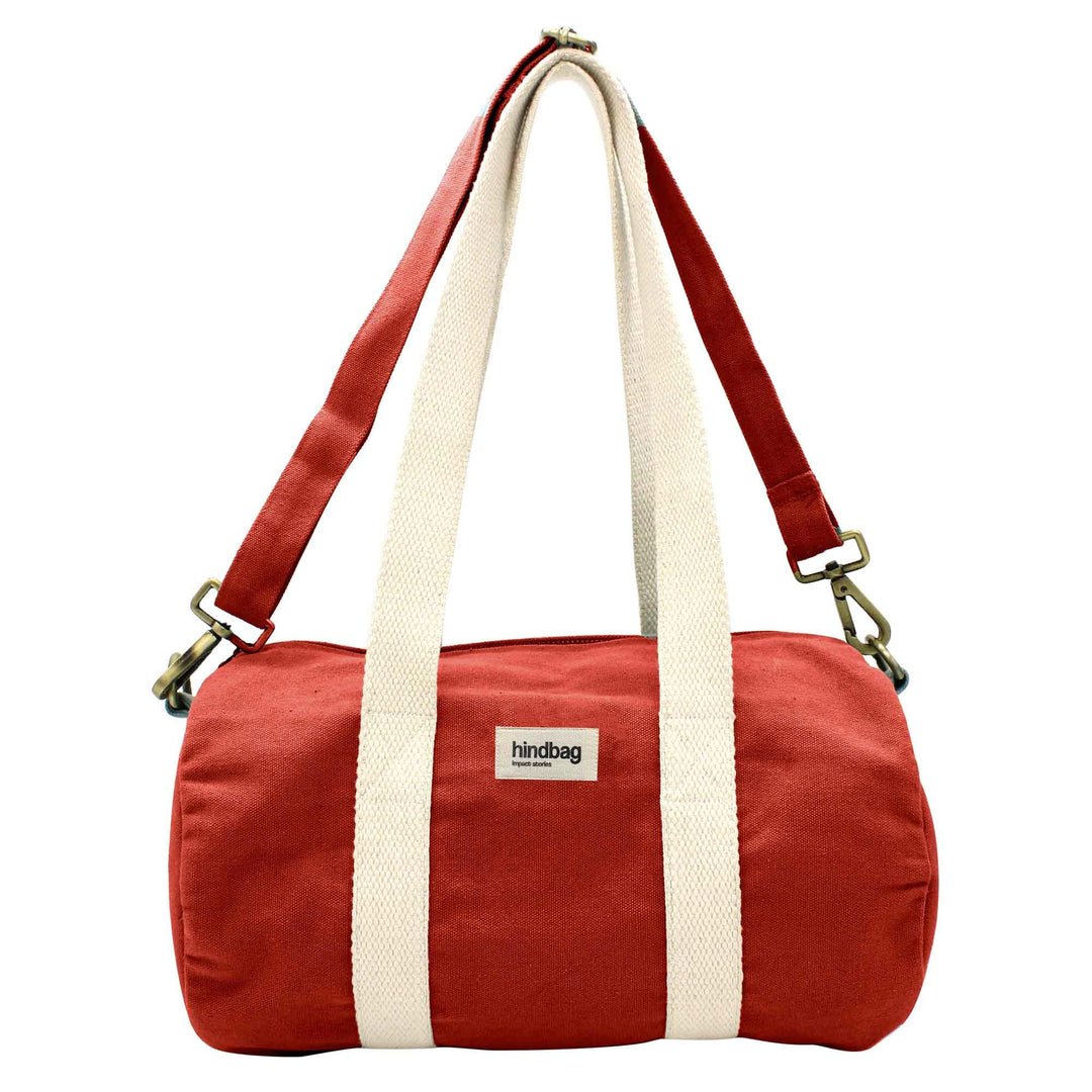 Cotton weekend bag HINDBAG Red