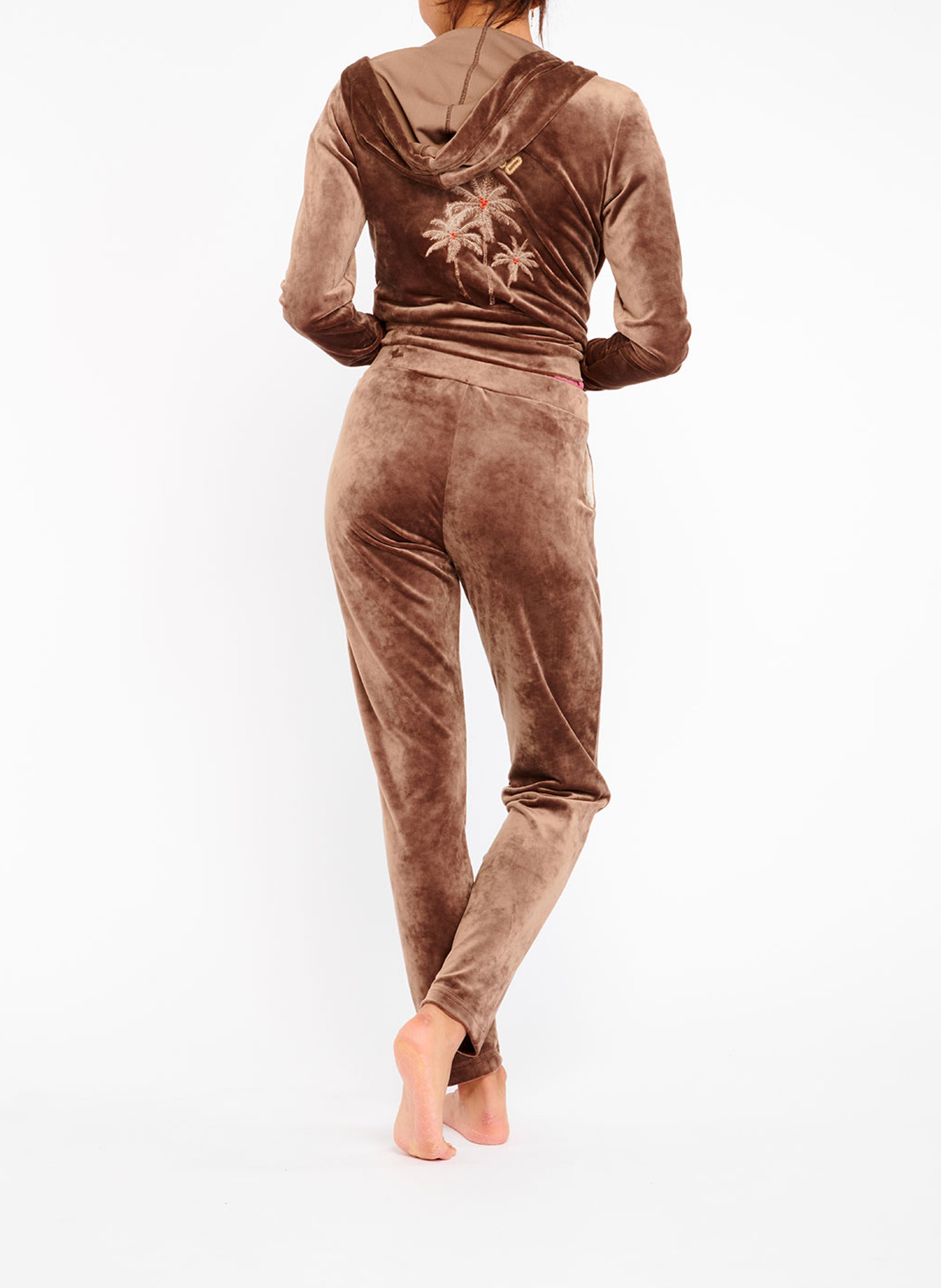 Pantalon de jogging en velours BANANA MOON Marron