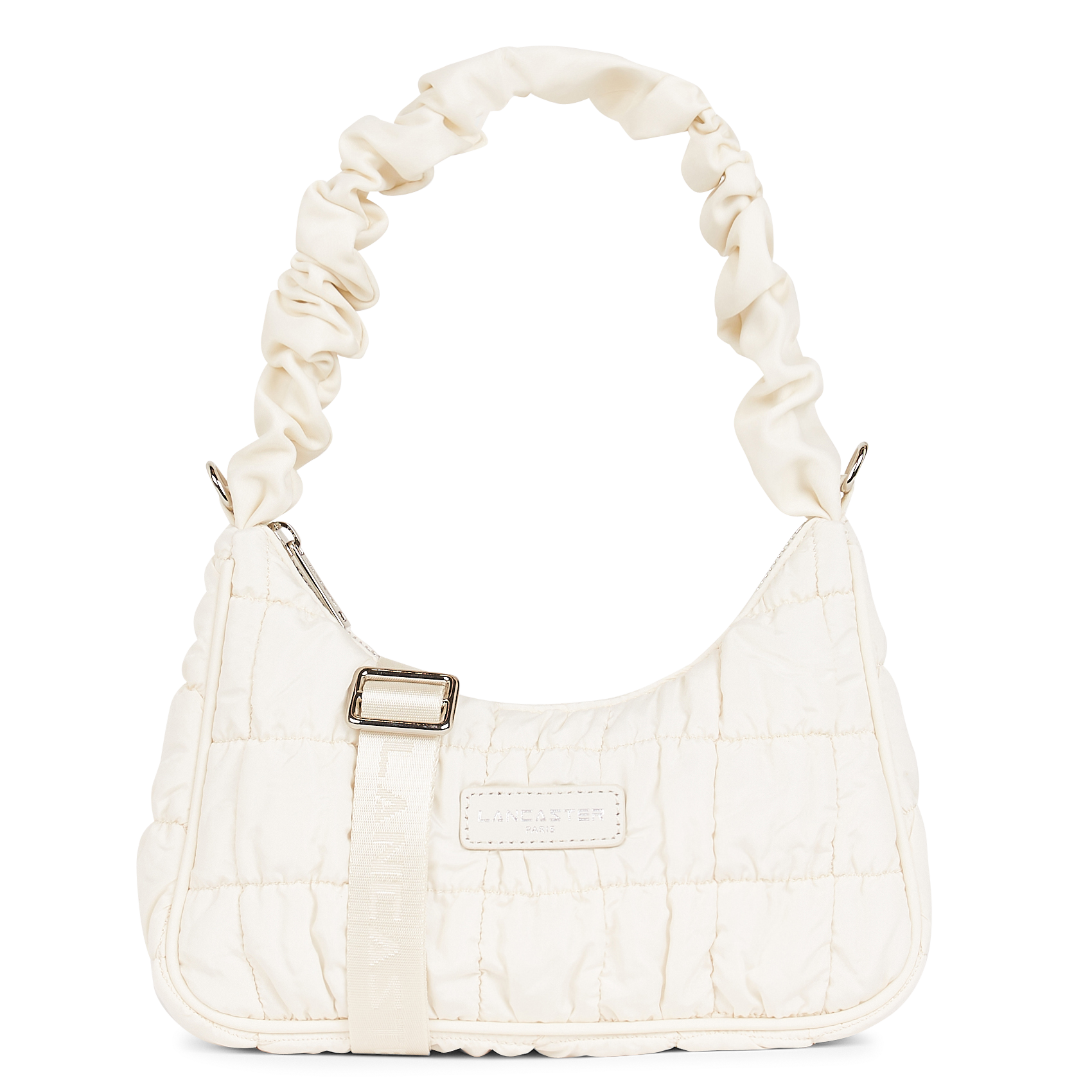 Bolso acolchado de hombro LANCASTER PARIS Blanco