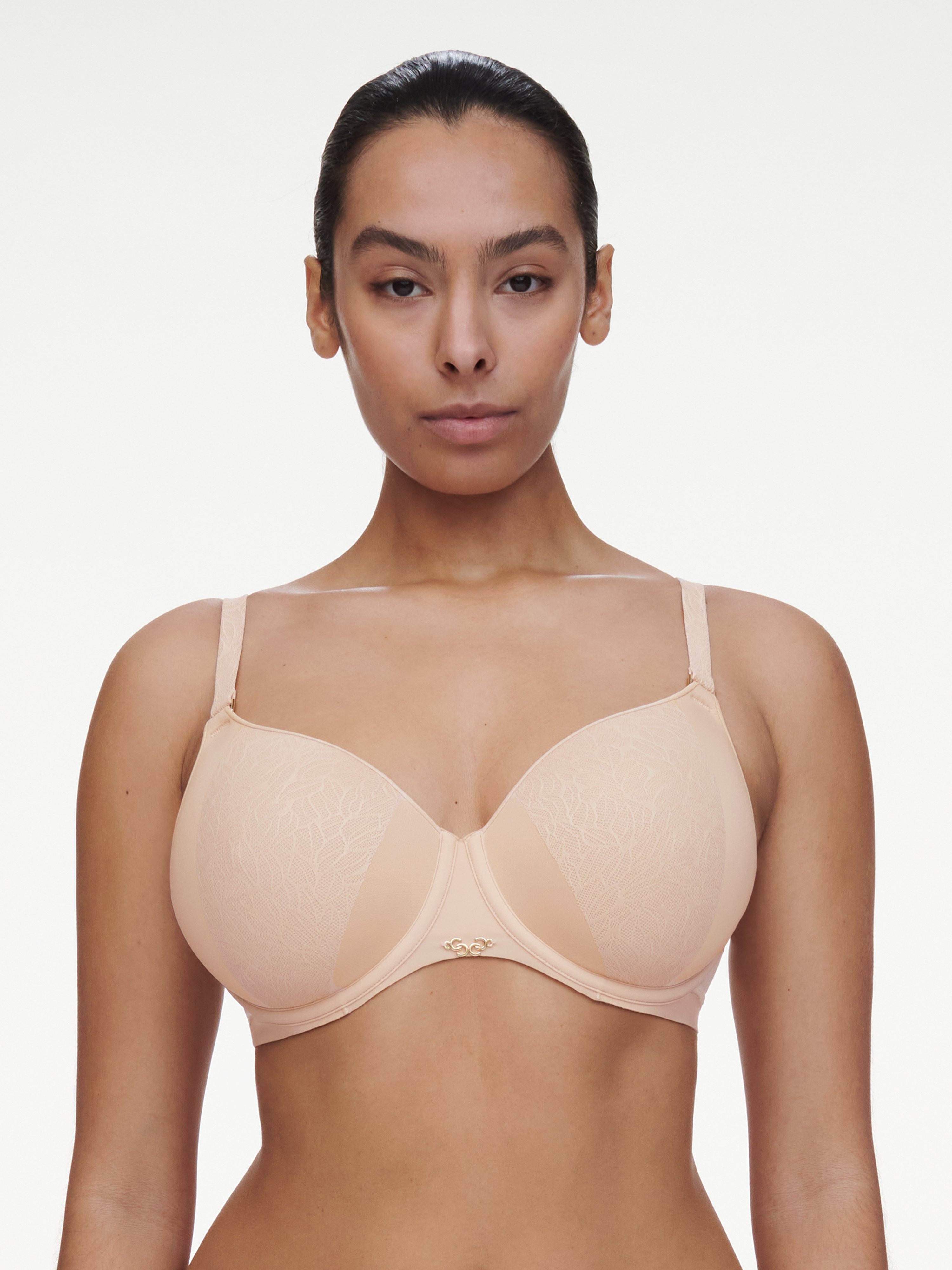 Molded lace spacer full coverage bra CHANTELLE