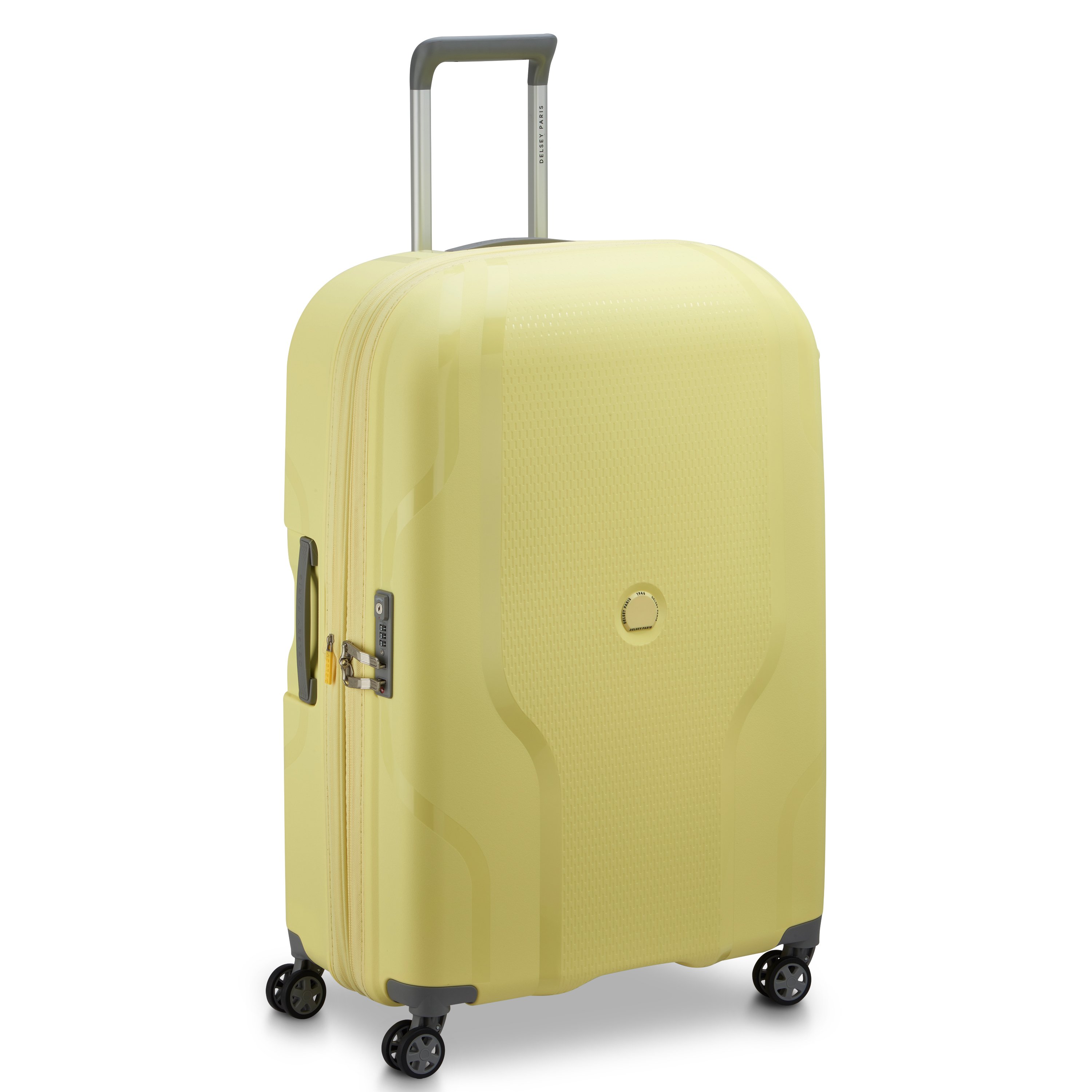 Rigid hold suitcase DELSEY PARIS Yellow