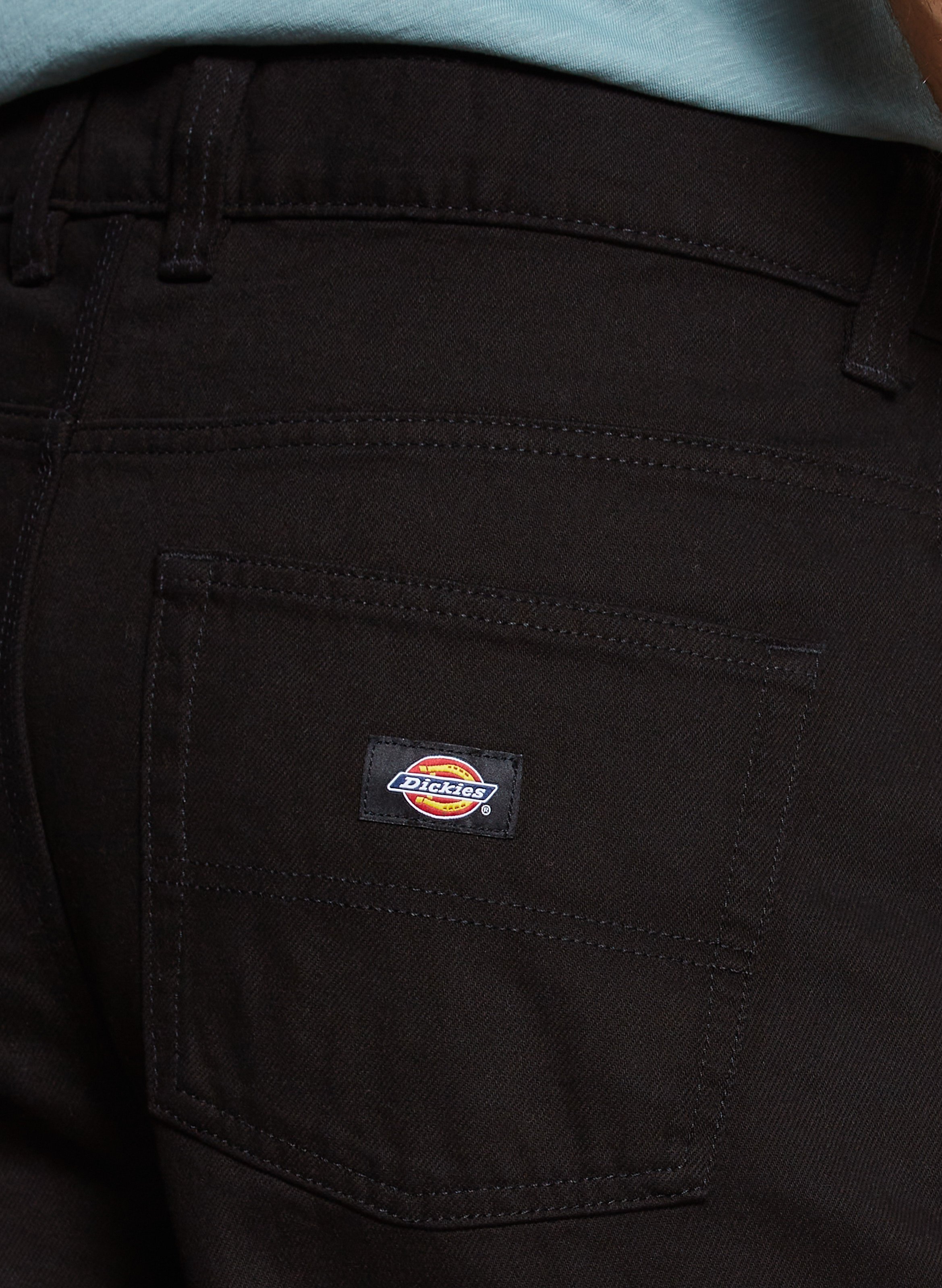 Cotton straight jeans DICKIES Black