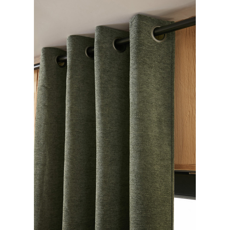 Blackout and Thermal Curtains L'EFFET PAPILLON Green
