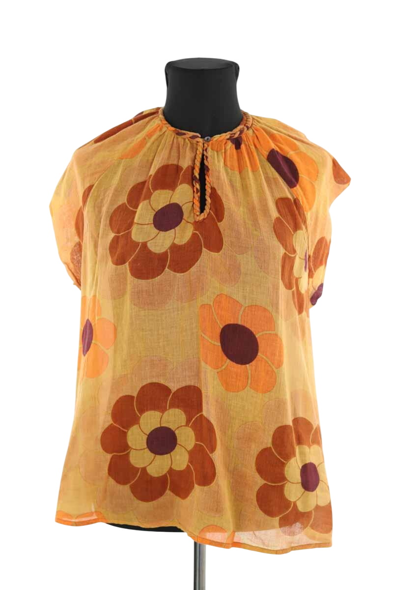 Cotton blouse ANTIK BATIK - Seconde Main Brown