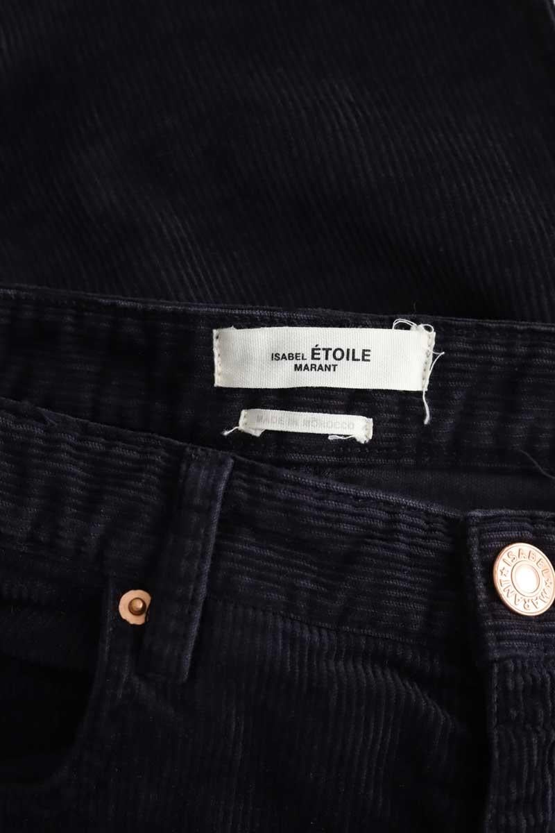 Slim-fit cotton cargo pants ISABEL MARANT ÉTOILE - SECONDE MAIN Black