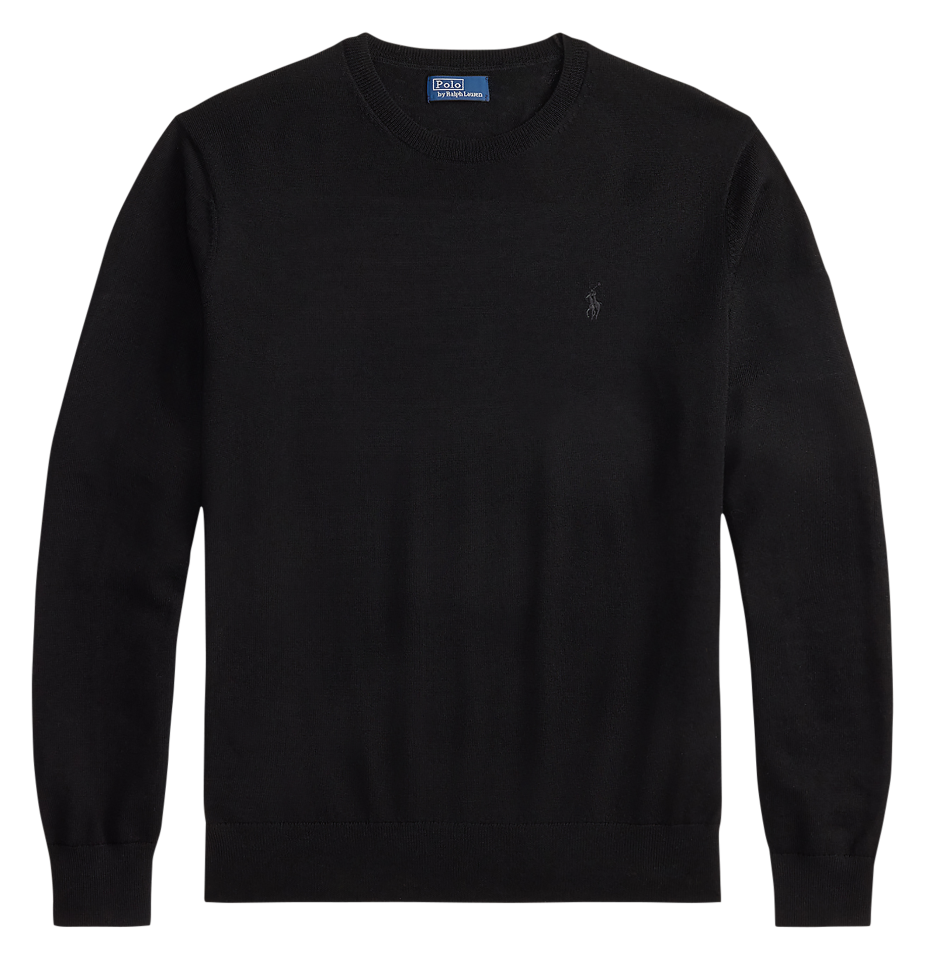 Pull col rond en laine POLO RALPH LAUREN Noir