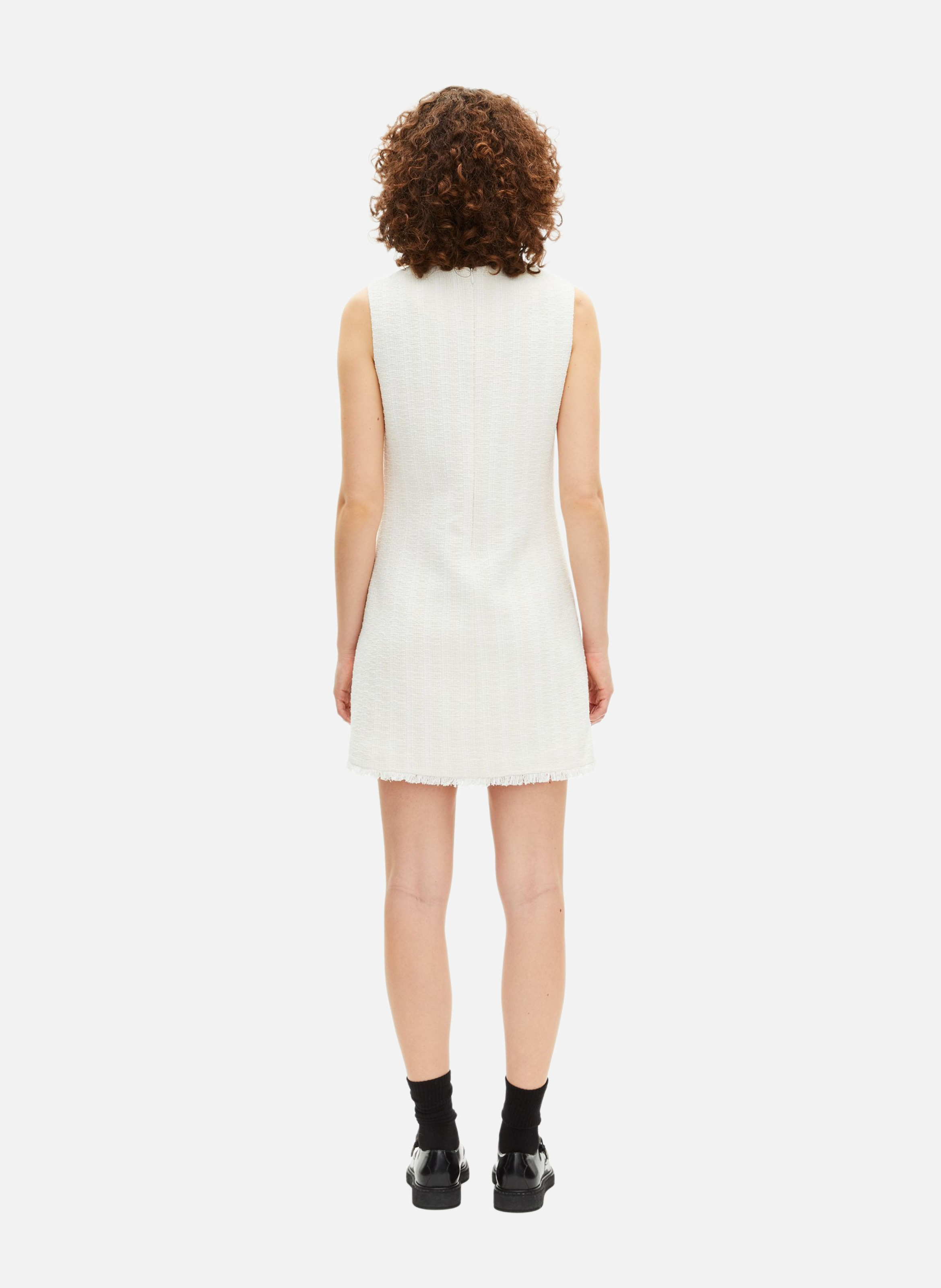 Short tweed dress THE KOOPLES Beige