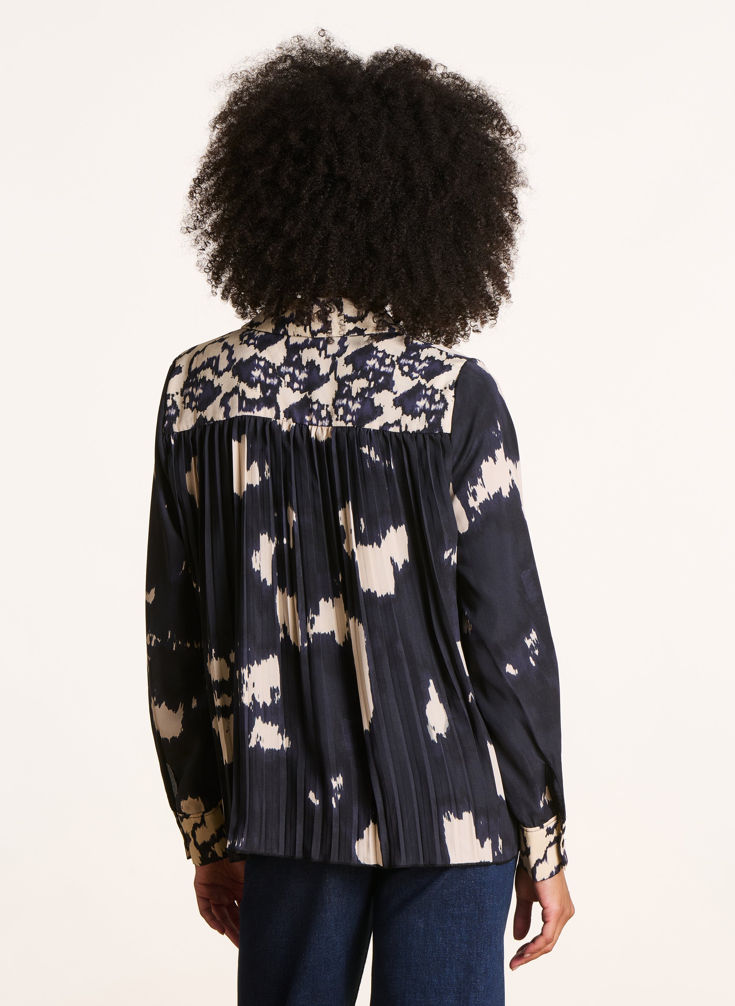 Straight fluid shirt with print LA FEE MARABOUTEE Multicolored