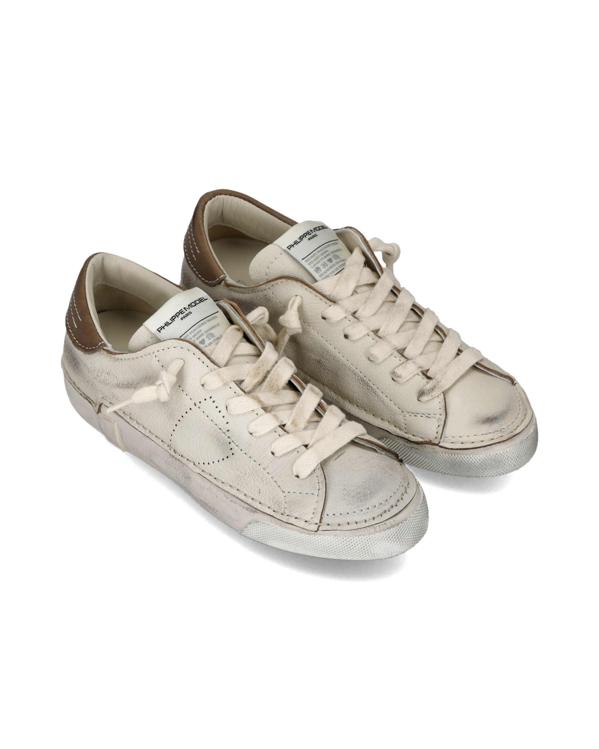 Tennis sneakers. PHILIPPE MODEL Beige