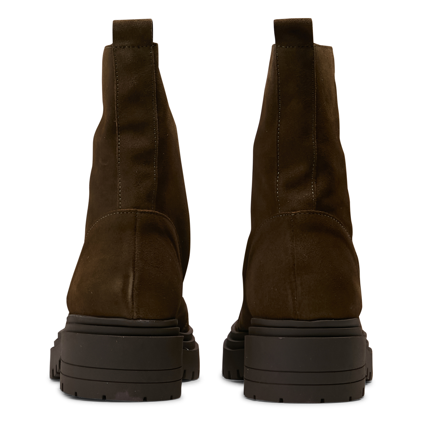 Bottines en cuir BENSIMON Kaki