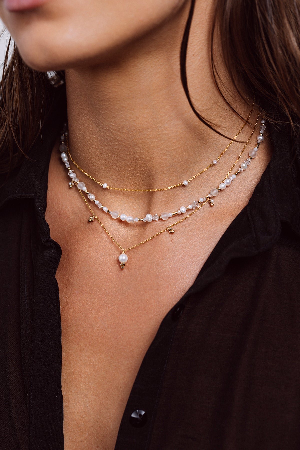 Gaia Pearl Necklace YAY Golden