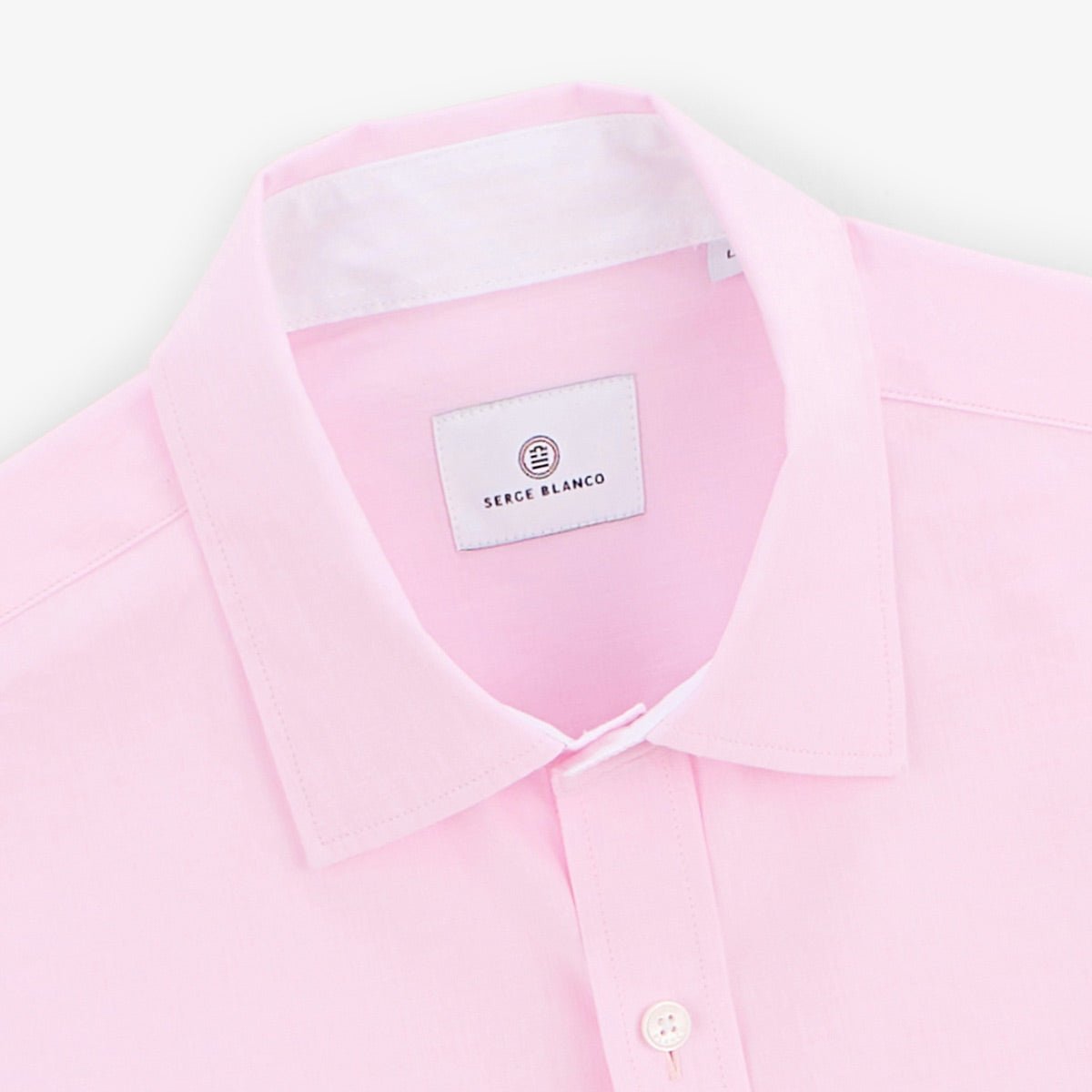 Long-sleeved cotton shirt SERGE BLANCO Pink