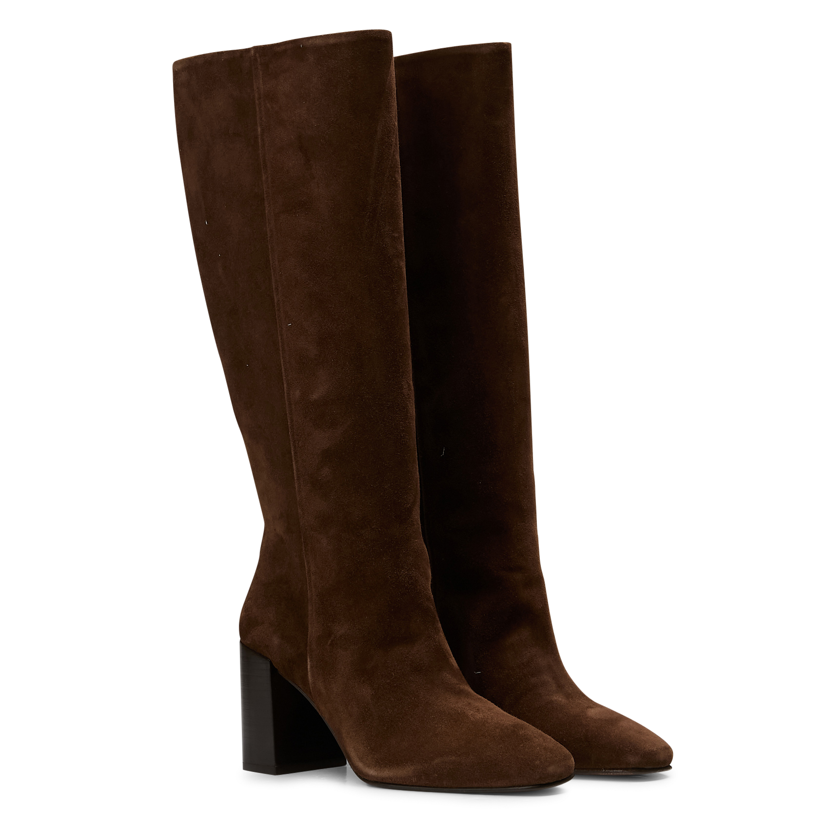 Bottes en cuir velours BOBBIES Marron