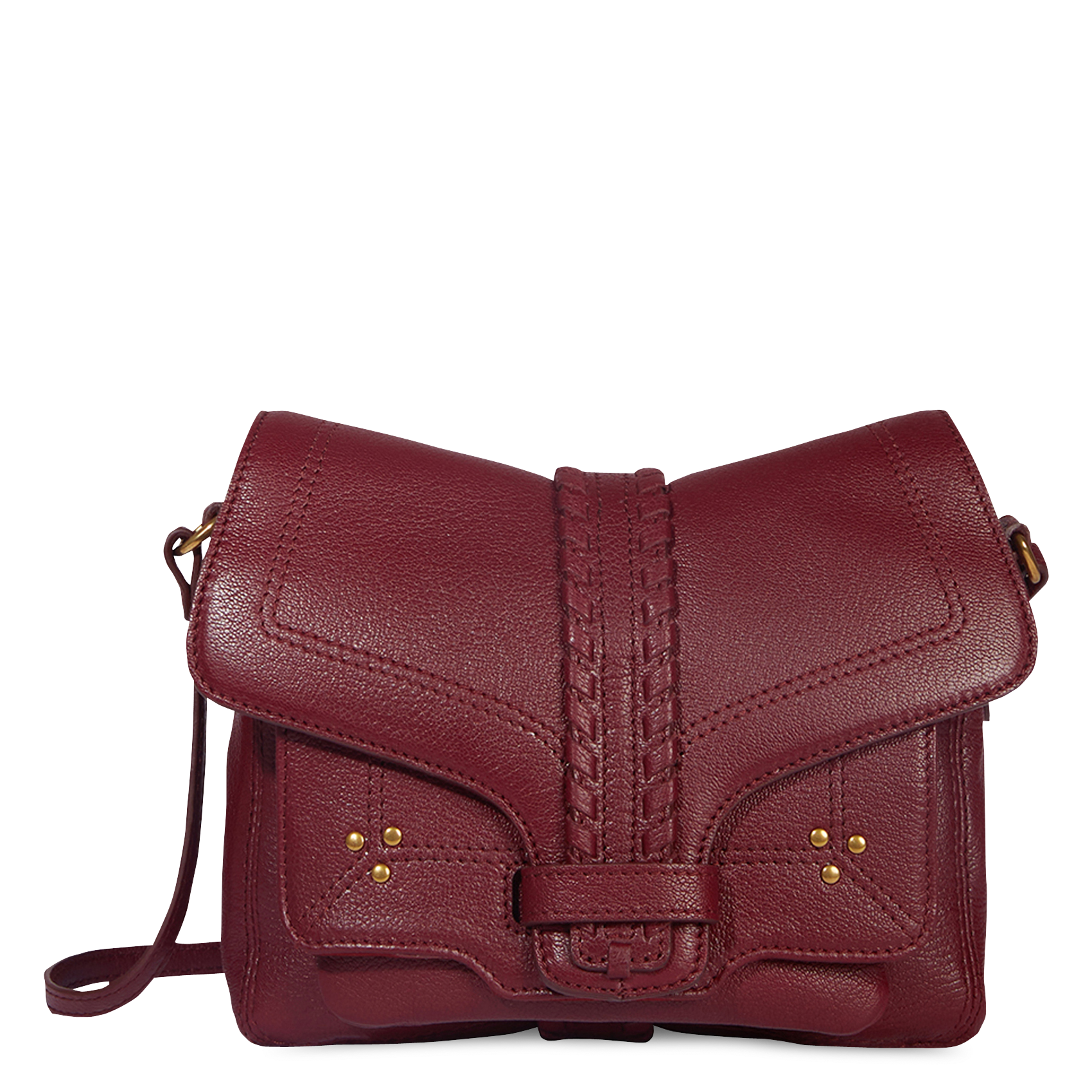 Sac bandoulière à rabat en cuir JEROME DREYFUSS