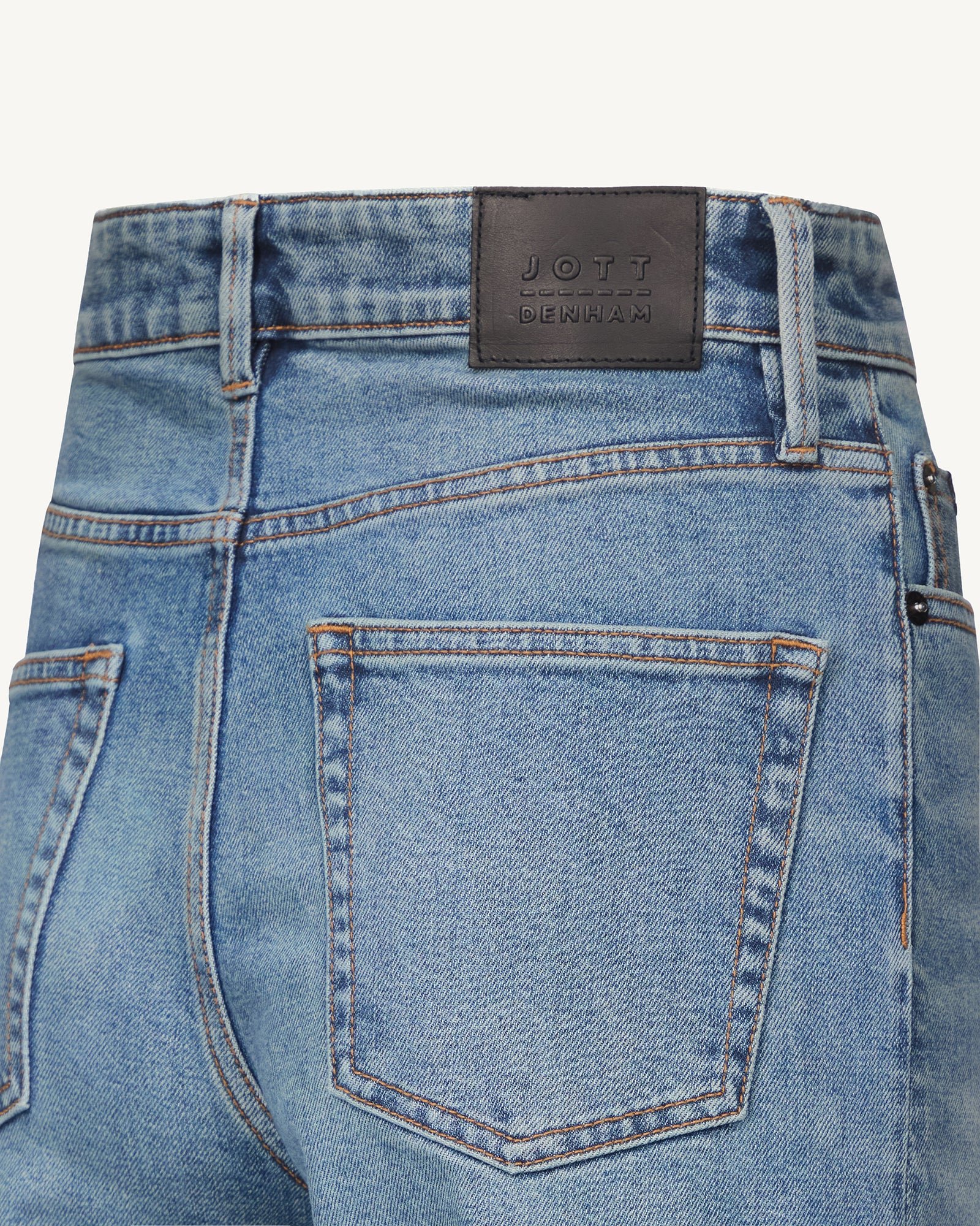 Women's straight cut jeans miku by jott x denham JOTT Blue