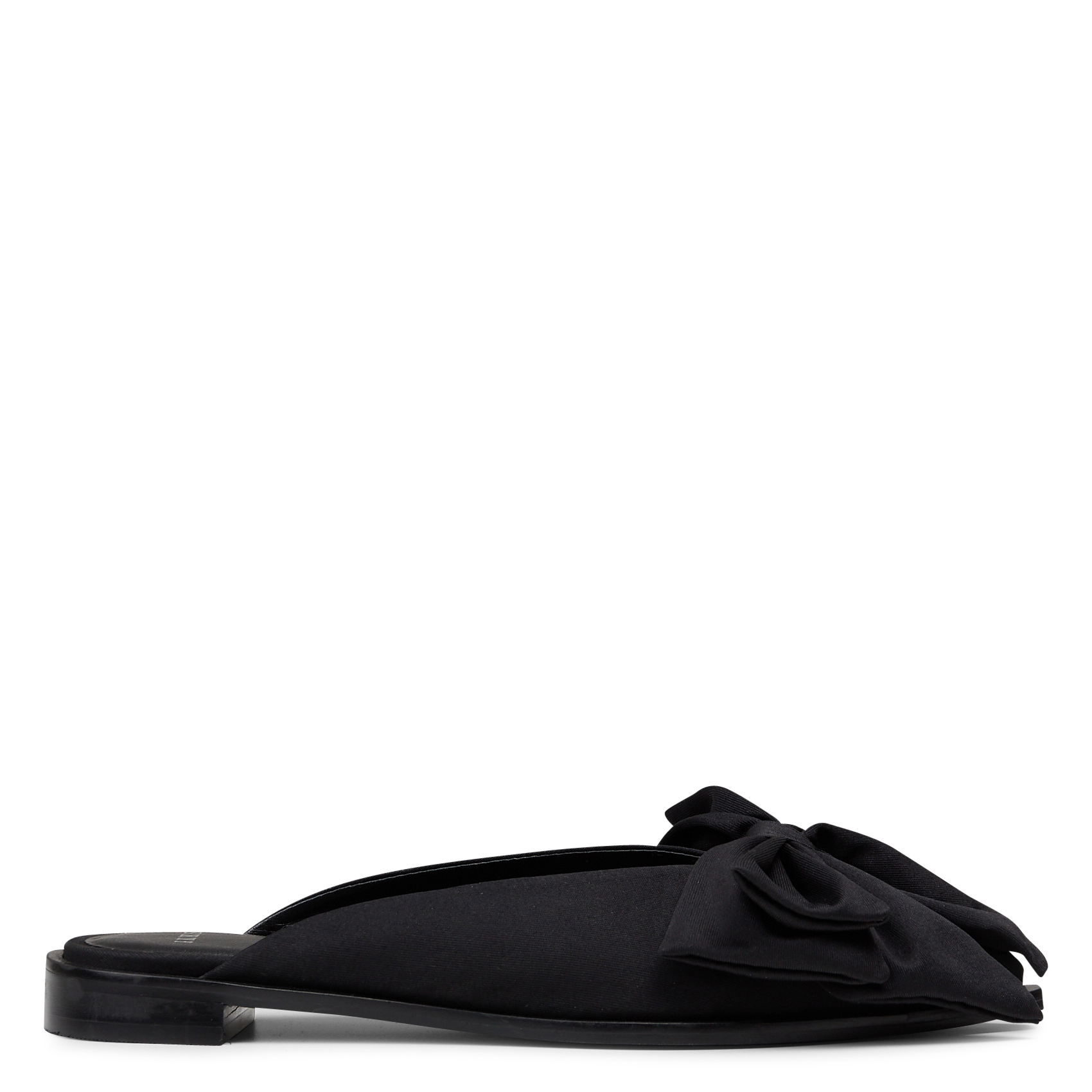 Flat oversized bow mules IKKS Black