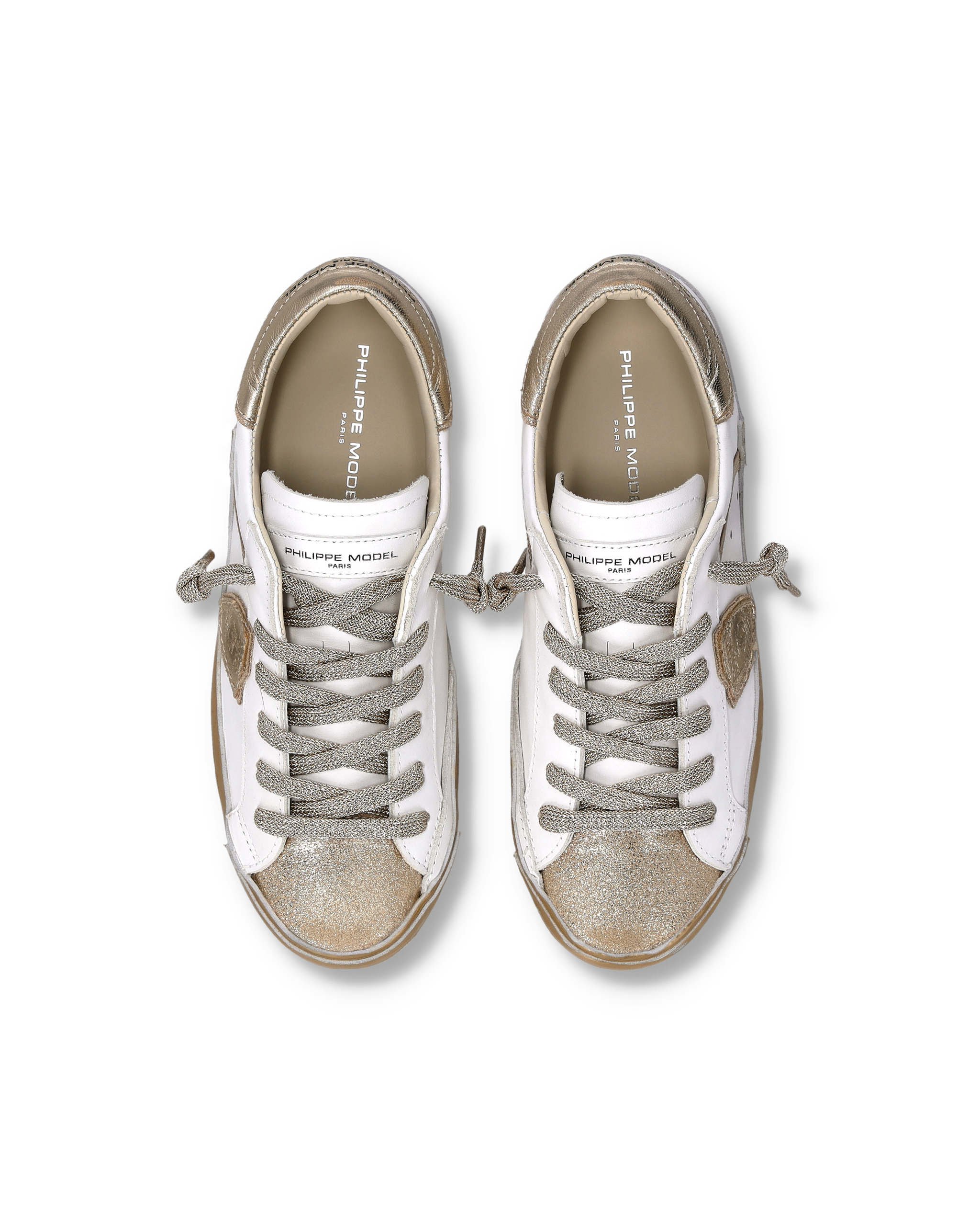 Tennis sneakers. PHILIPPE MODEL Golden